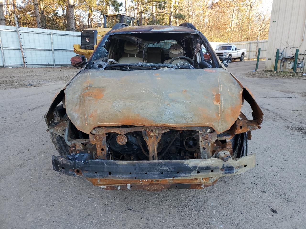 2011 Subaru Outback VIN 4S4BRCCC8B3430460 Copart auction photo, burn - engine / burn - interior damage thumbnail 5