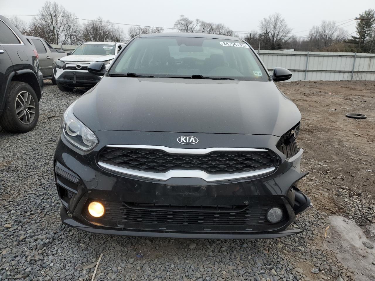 2021 KIA Forte VIN 3KPF24AD1ME409344 Copart auction photo, front end / side damage thumbnail 5