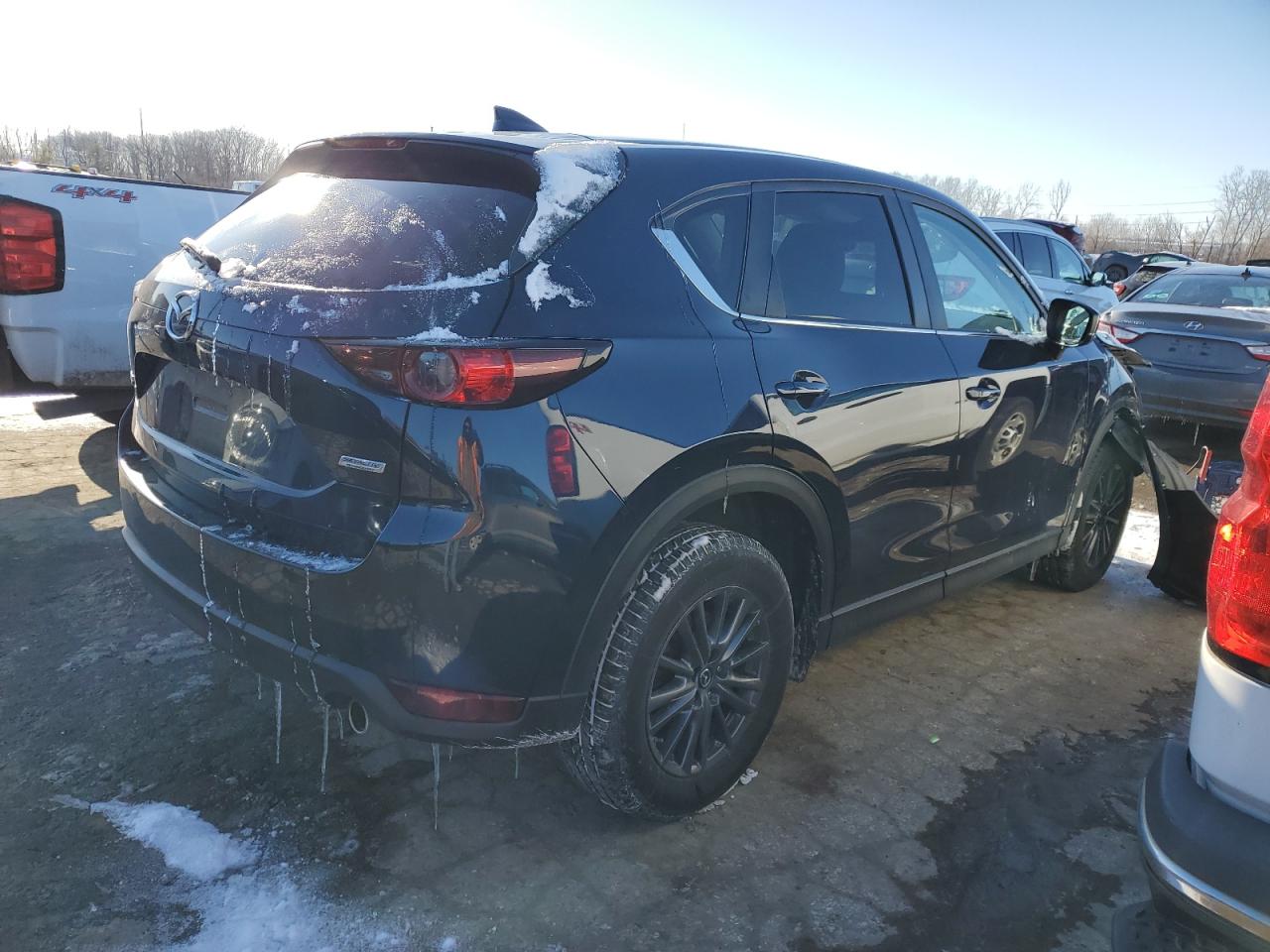 2019 Mazda CX-5 VIN JM3KFACM8K0620150 Copart auction photo, front end damage thumbnail 3