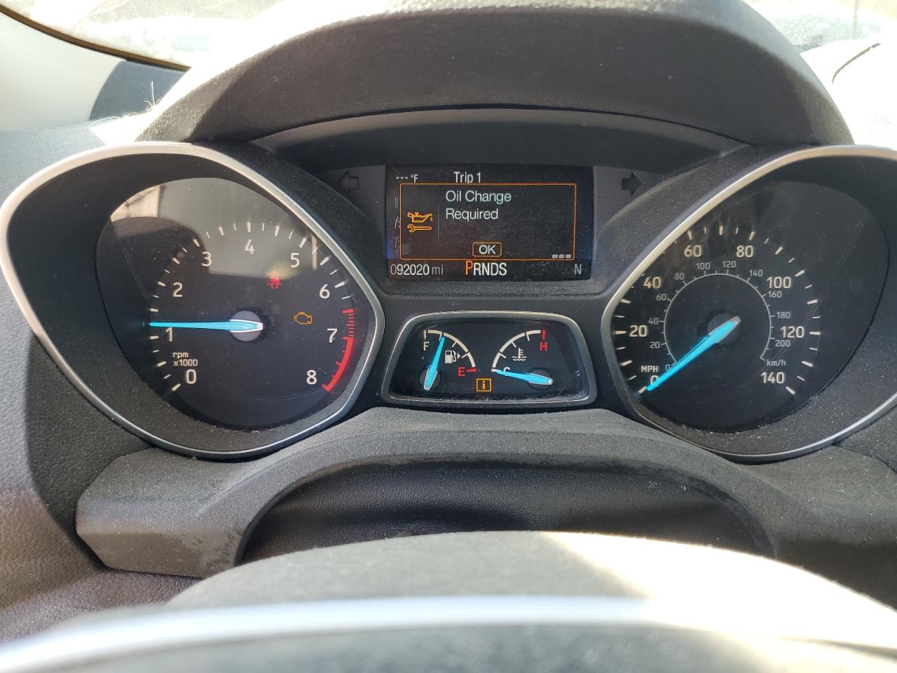 2017 Ford Escape VIN 1FMCU9G96HUD70847 Copart auction photo, front end / undercarriage damage thumbnail 9