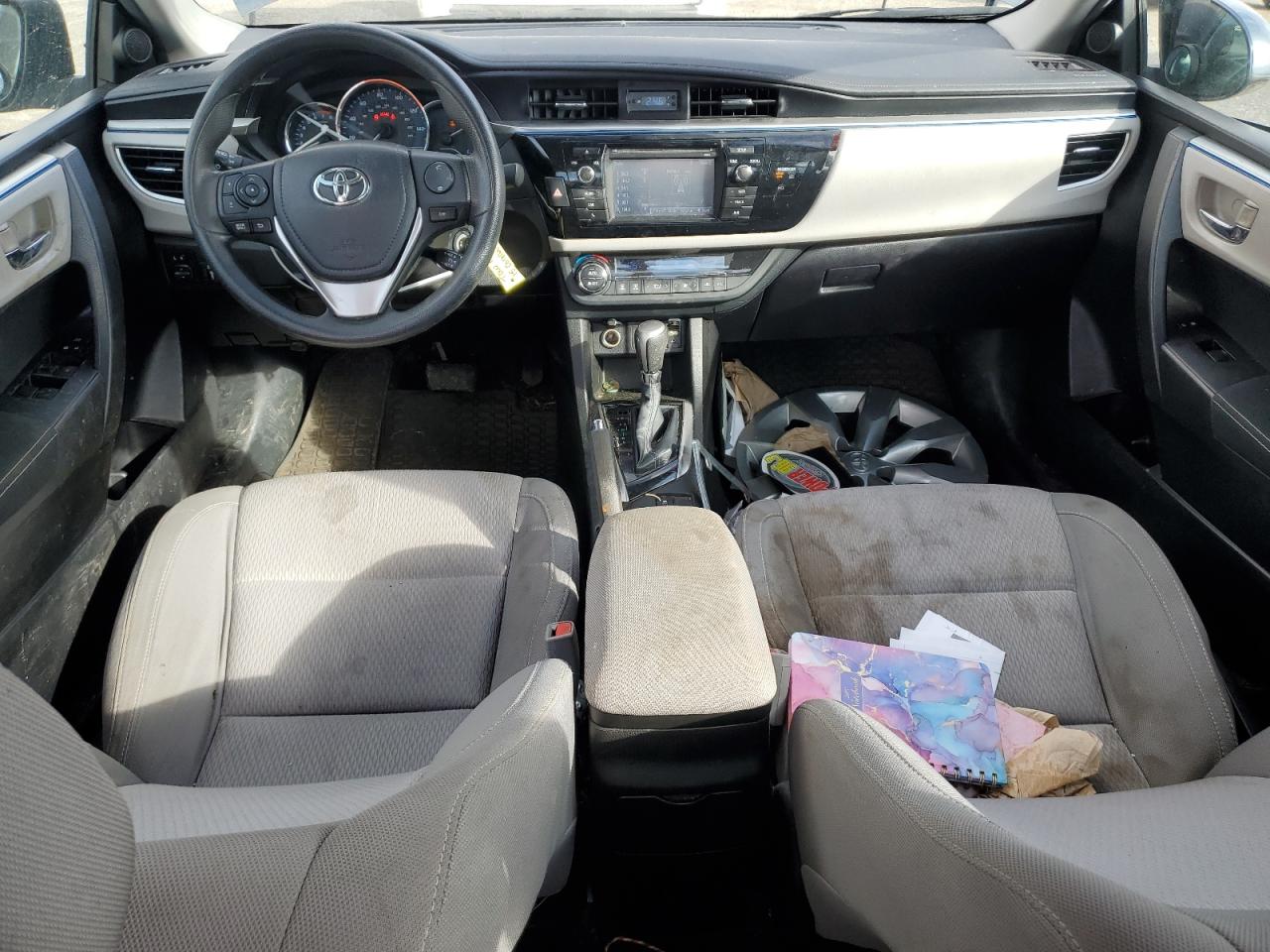 2015 Toyota Corolla VIN 5YFBURHE6FP212546 Copart auction photo, front end damage thumbnail 8