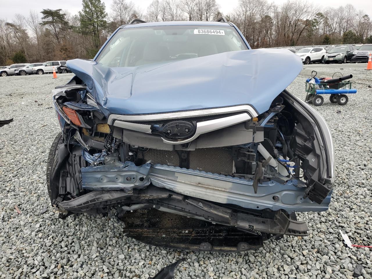 2020 Subaru Forester VIN JF2SKAJC4LH513440 Copart auction photo, front end / side damage thumbnail 5