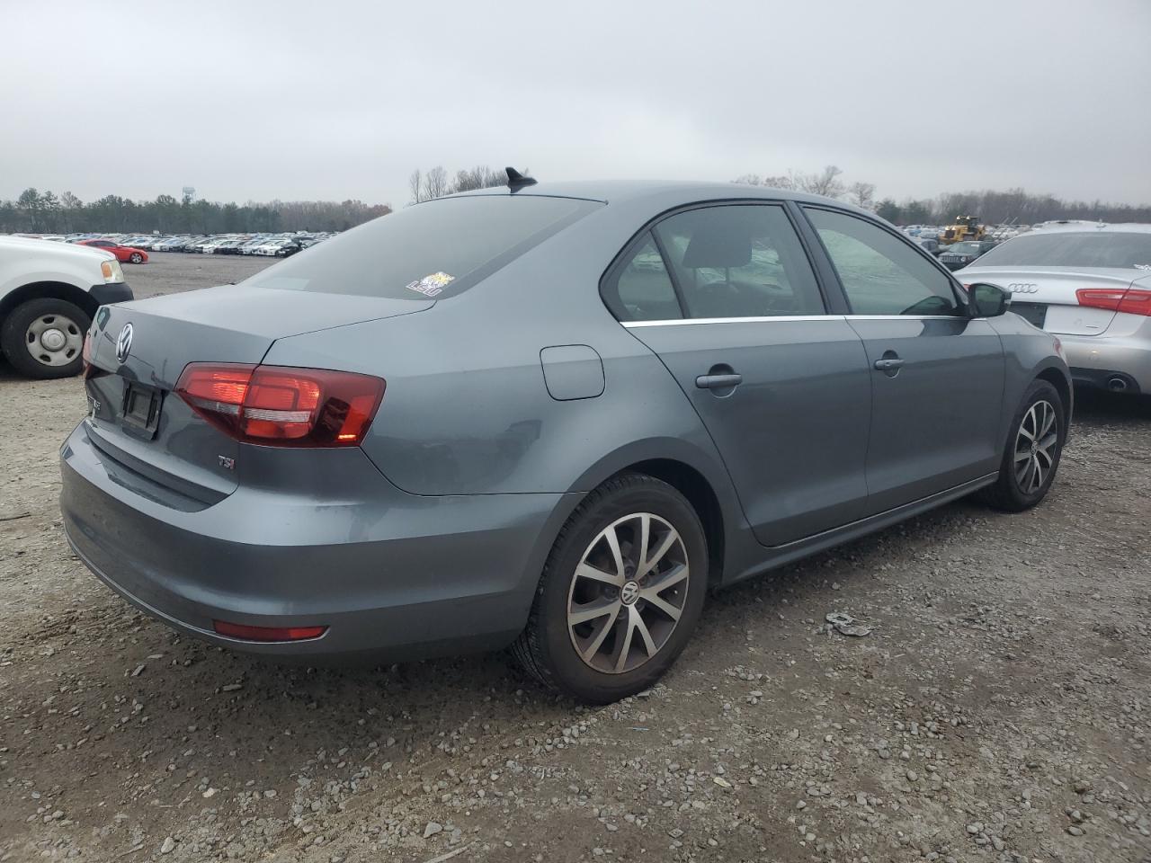 2018 Volkswagen Jetta VIN 3VWB67AJ0JM219835 Copart auction photo, front end / side damage thumbnail 3
