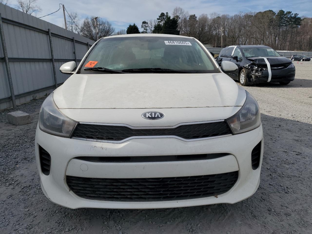 2018 KIA Rio VIN 3KPA24AB8JE058467 Copart auction photo, rear end / front end damage thumbnail 5