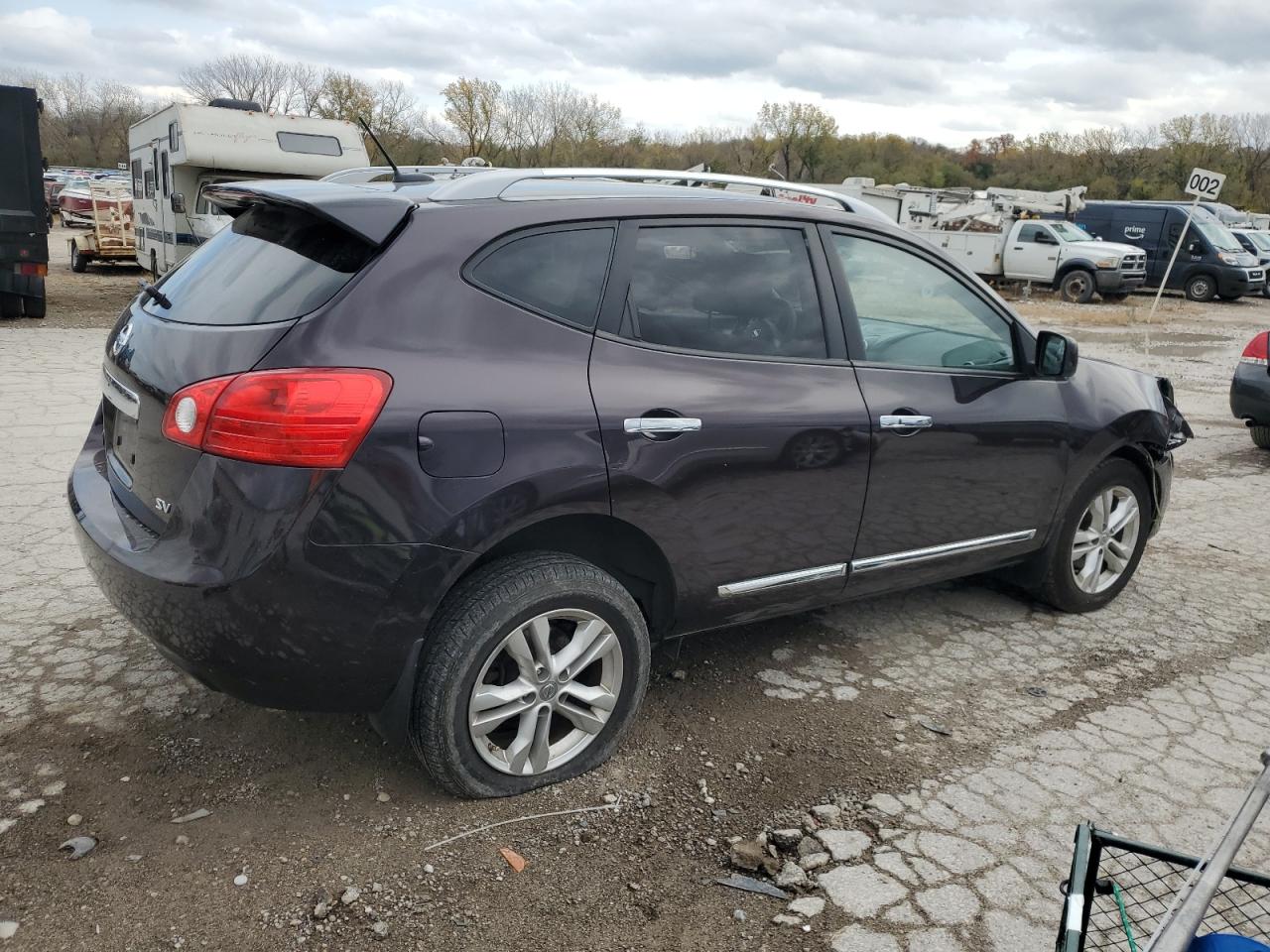 2013 Nissan Rogue VIN JN8AS5MT7DW004926 Copart auction photo, front end damage thumbnail 3