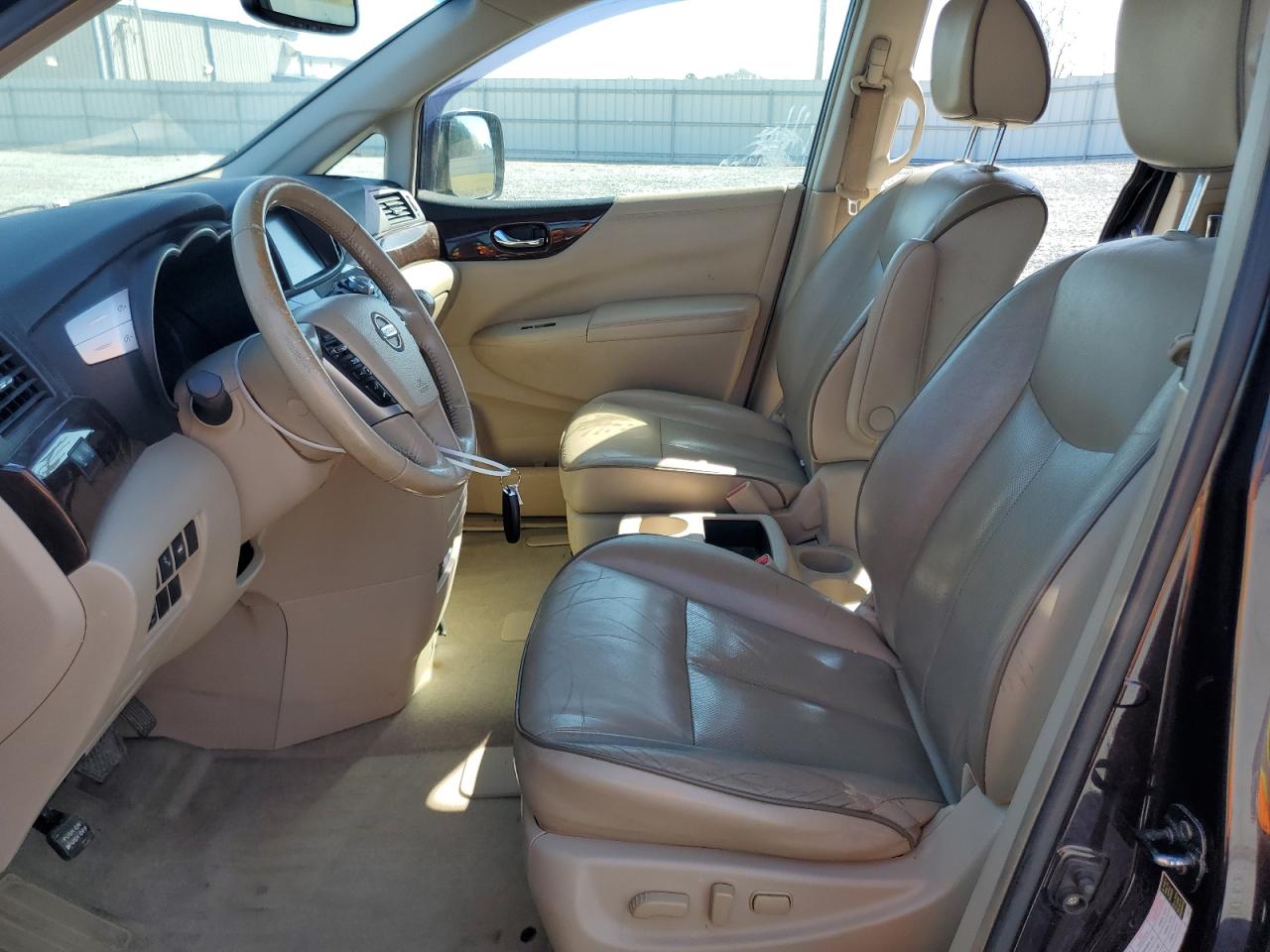 2011 Nissan Quest VIN JN8AE2KP6B9006108 Copart auction photo, front end / side damage thumbnail 7