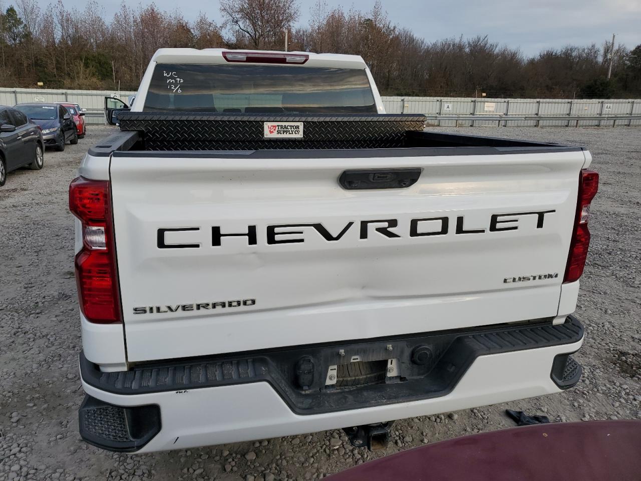 2022 Chevrolet Silverado VIN 1GCPDBEK6NZ532753 Copart auction photo, front end damage thumbnail 6