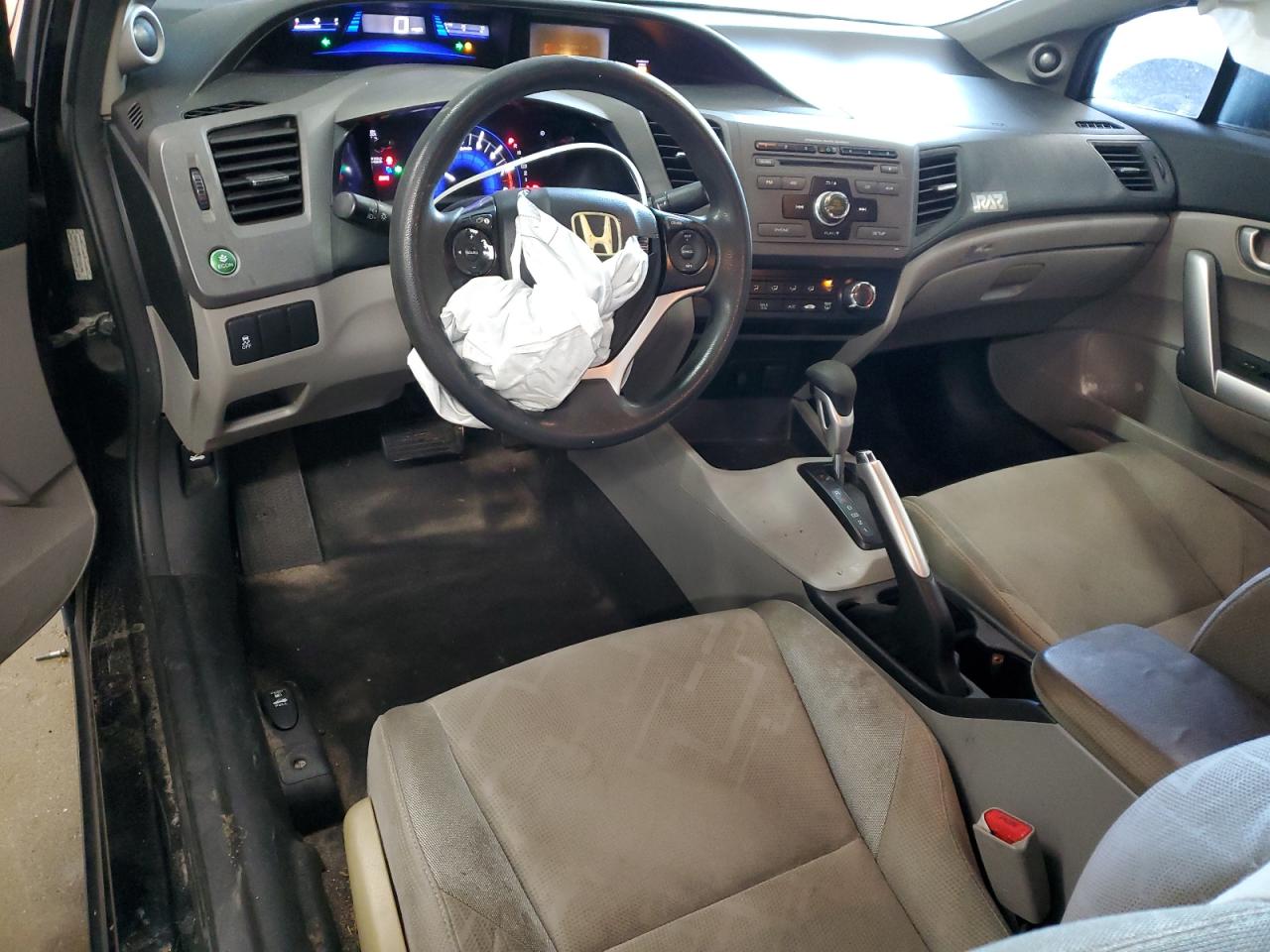 2012 Honda Civic VIN 2HGFG3B89CH526395 Copart auction photo, front end / minor dent/scratches damage thumbnail 8