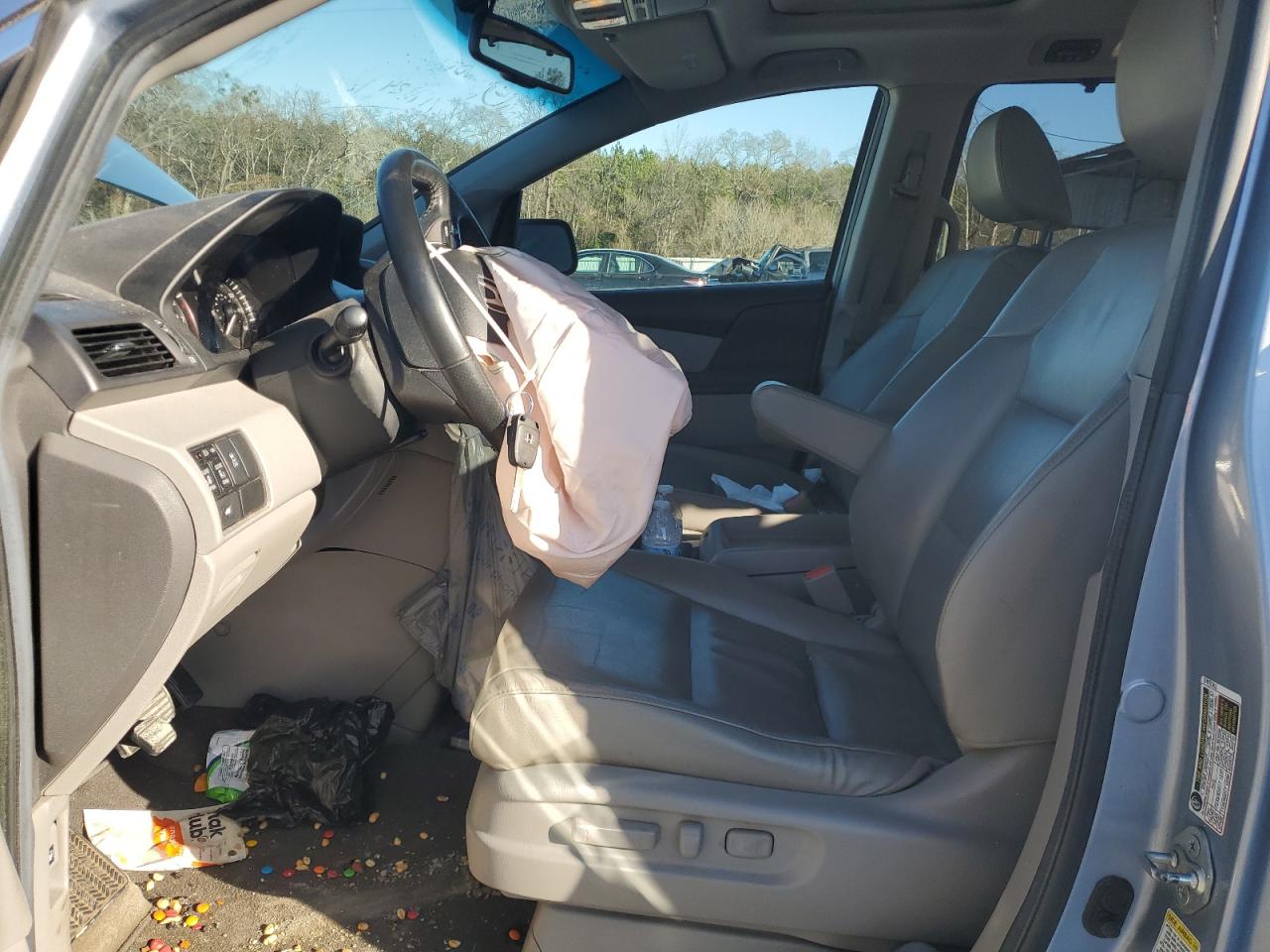 2012 Honda Odyssey VIN 5FNRL5H6XCB114260 Copart auction photo, all over damage thumbnail 7