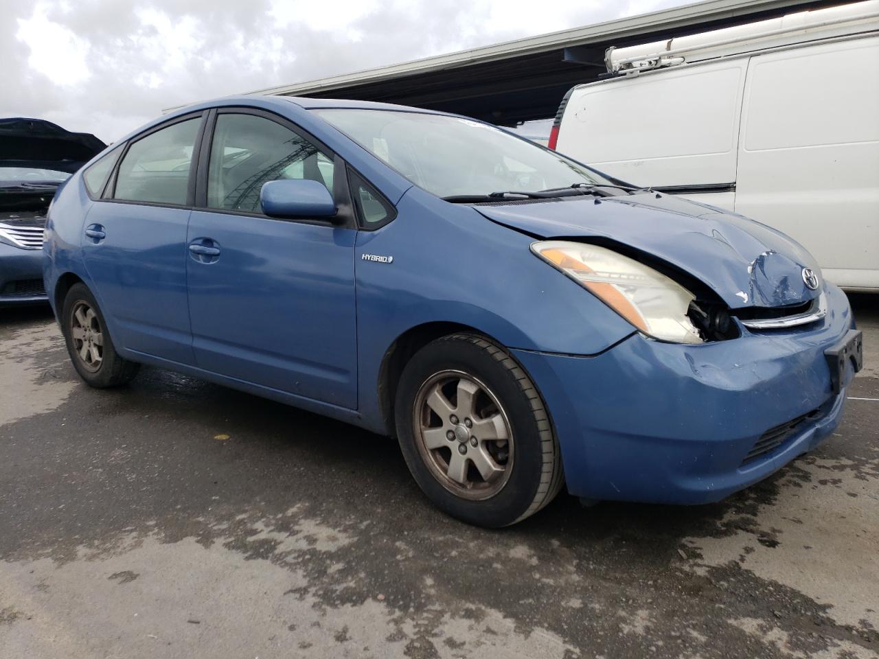 2006 Toyota Prius VIN JTDKB20U567538050 Copart auction photo, front end / side damage thumbnail 4
