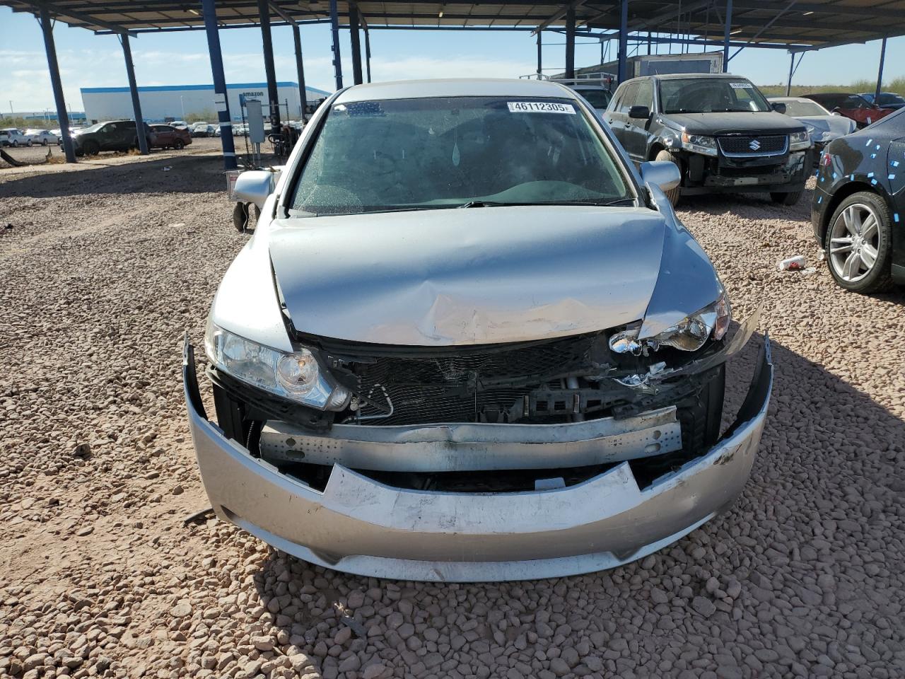 2010 Honda Civic VIN 19XFA1F67AE059354 Copart auction photo, front end / side damage thumbnail 5