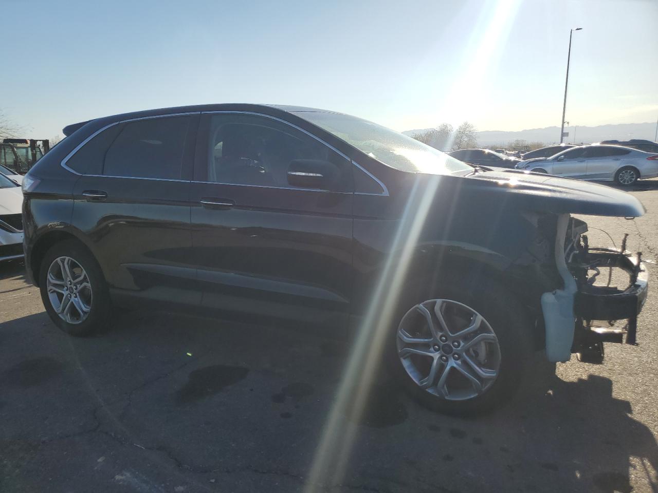 2017 Ford Edge VIN 2FMPK3K9XHBB69499 Copart auction photo, front end damage thumbnail 4