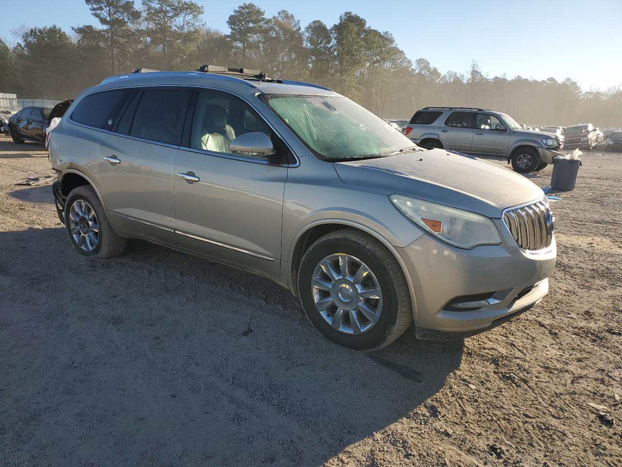 2014 Buick Enclave VIN 5GAKRCKD0EJ190952 Copart auction photo, rear end / side damage thumbnail 4