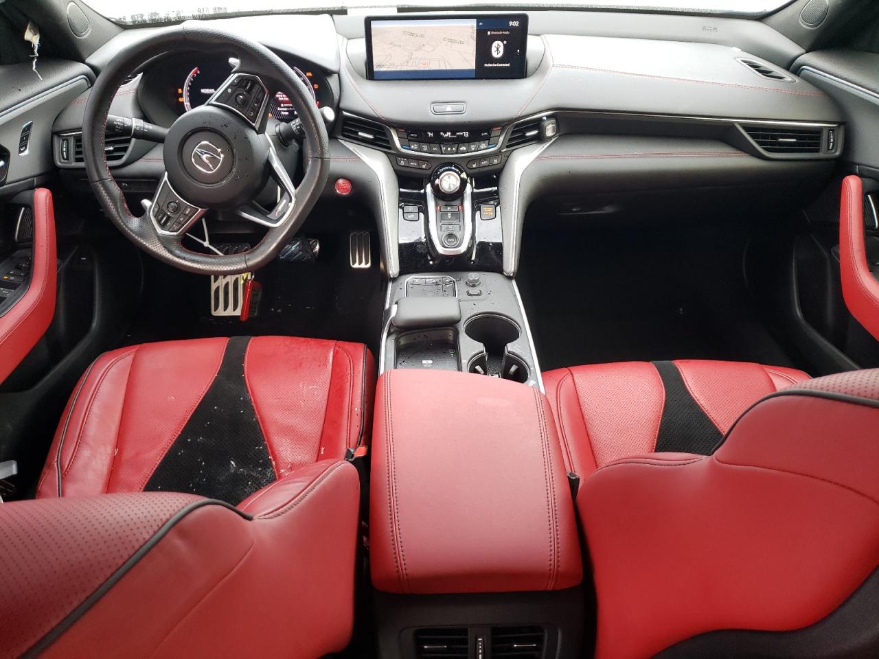 2024 Acura TLX VIN 19UUB6F59RA000539 Copart auction photo, front end / rear end damage thumbnail 8