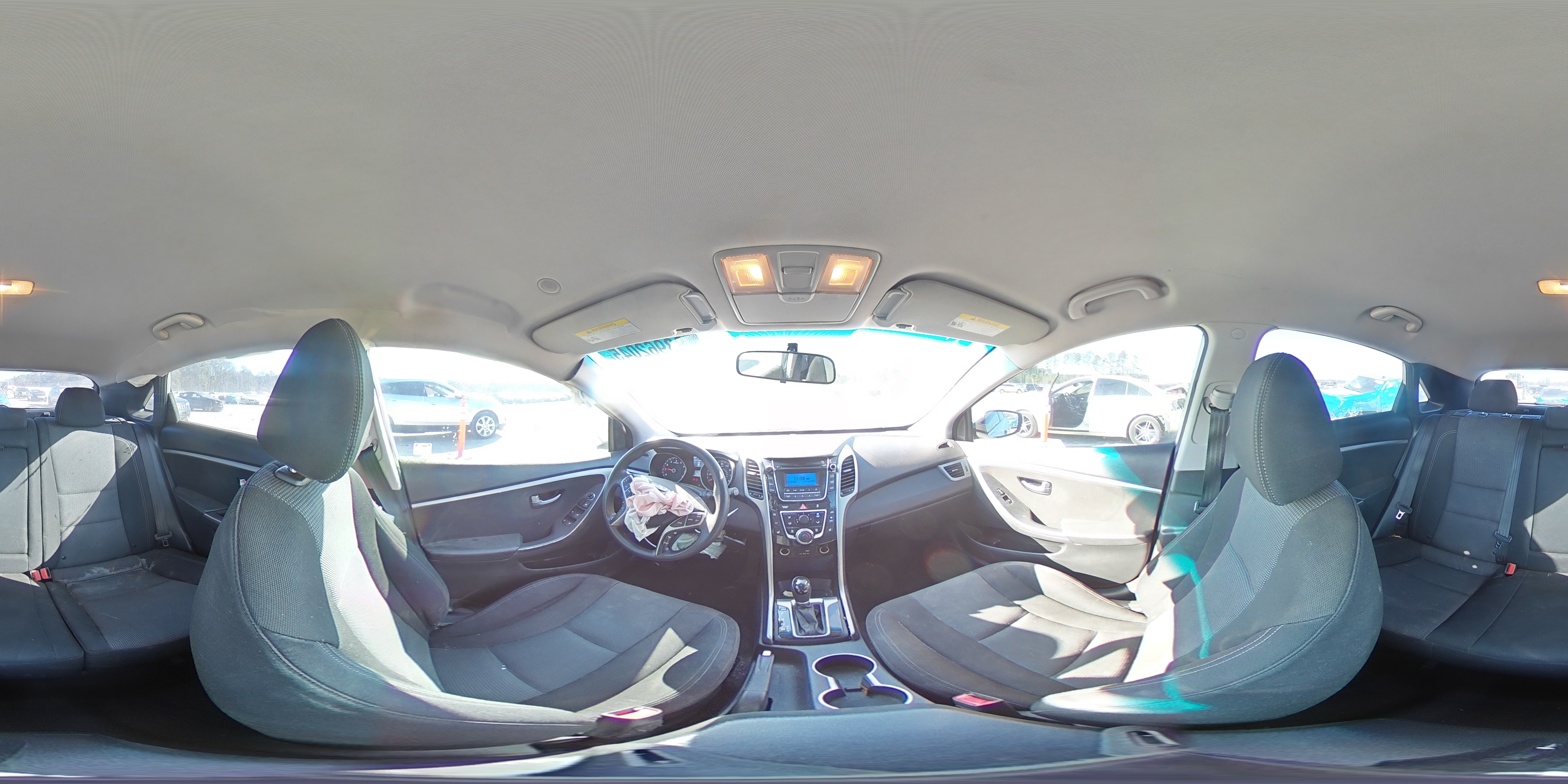 2016 Hyundai Elantra VIN KMHD35LH2GU332821 Copart auction photo, front end / side damage thumbnail 13