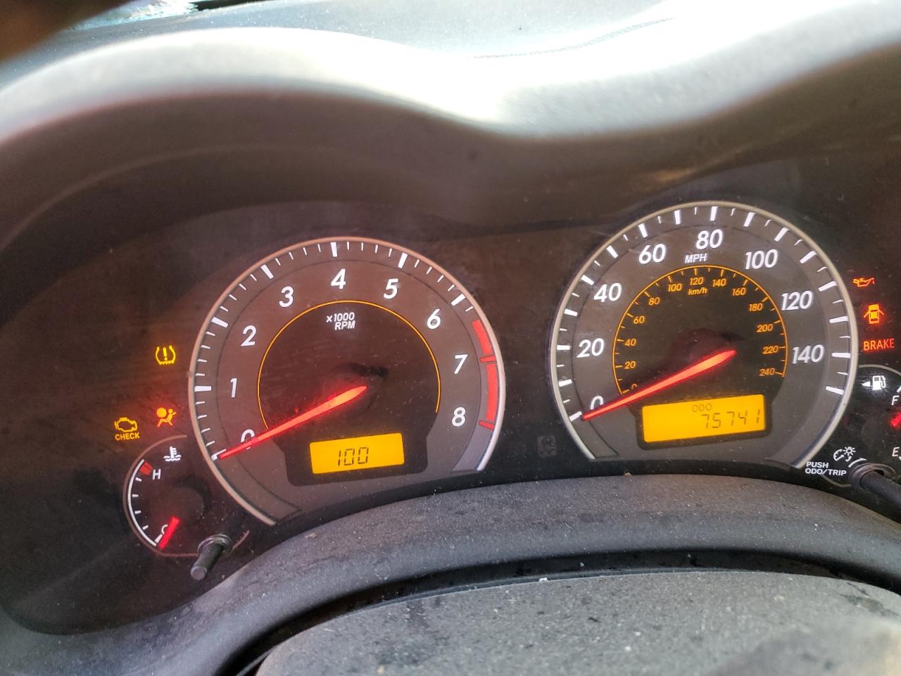 2010 Toyota Corolla VIN 2T1BU4EE9AC240521 Copart auction photo, all over damage thumbnail 9