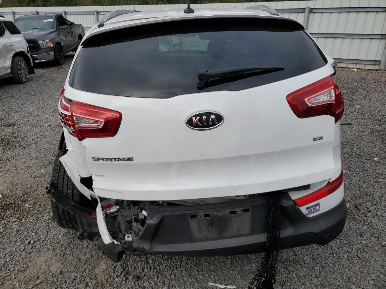 2012 KIA Sportage VIN KNDPC3A25C7349612 Copart auction photo, rear end damage thumbnail 6