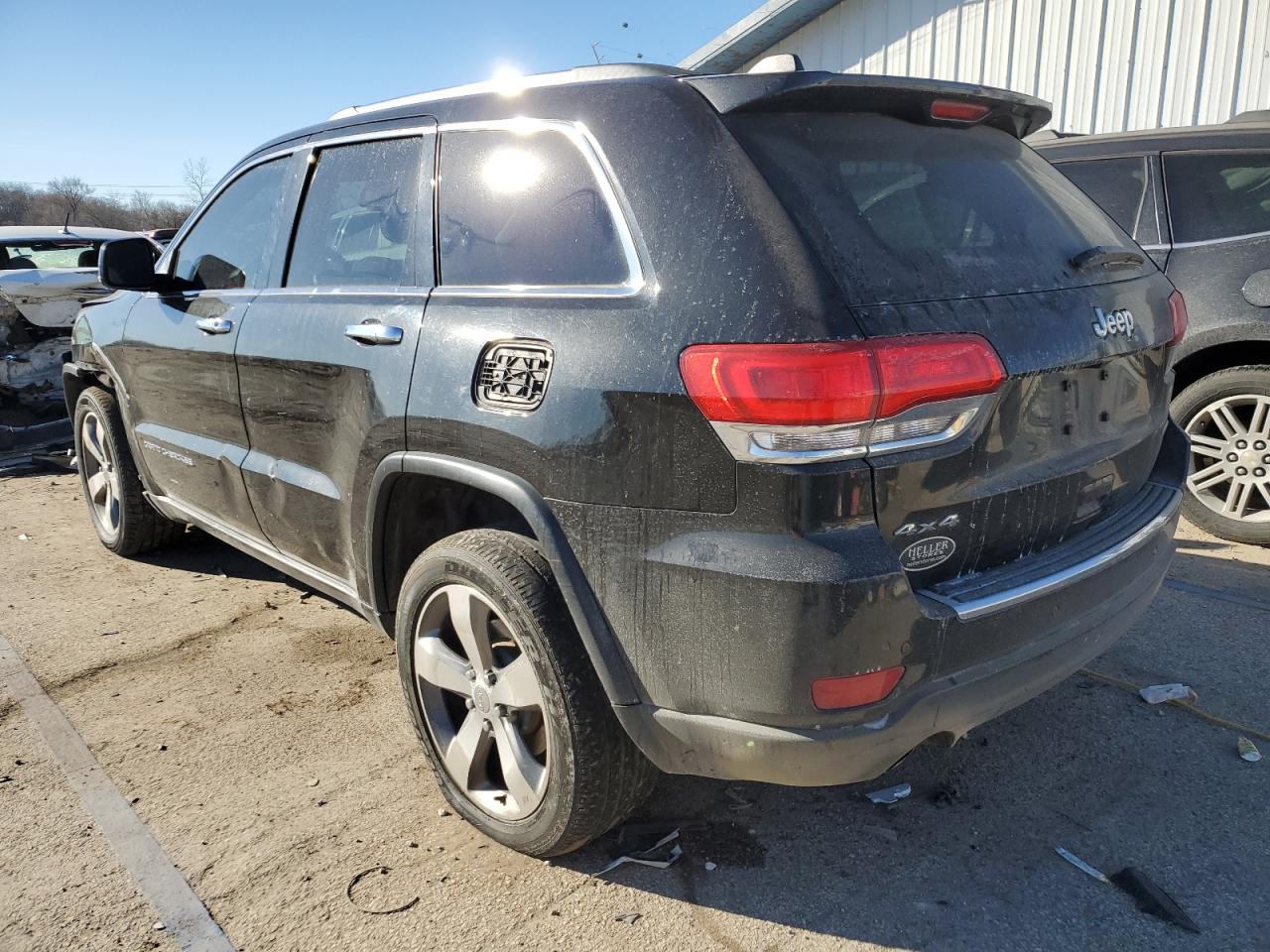 2014 Jeep Grand Cherokee VIN 1C4RJFBG4EC541740 Copart auction photo, front end / side damage thumbnail 2