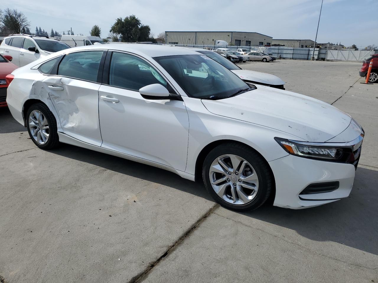 2018 Honda Accord VIN 1HGCV1F12JA198047 Copart auction photo, side damage thumbnail 4