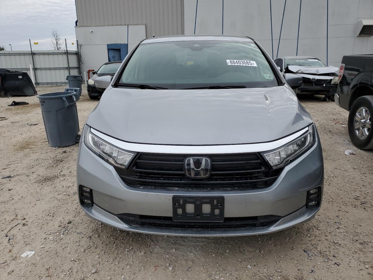 2021 Honda Odyssey VIN 5FNRL6H59MB044233 Copart auction photo, rear end damage thumbnail 5