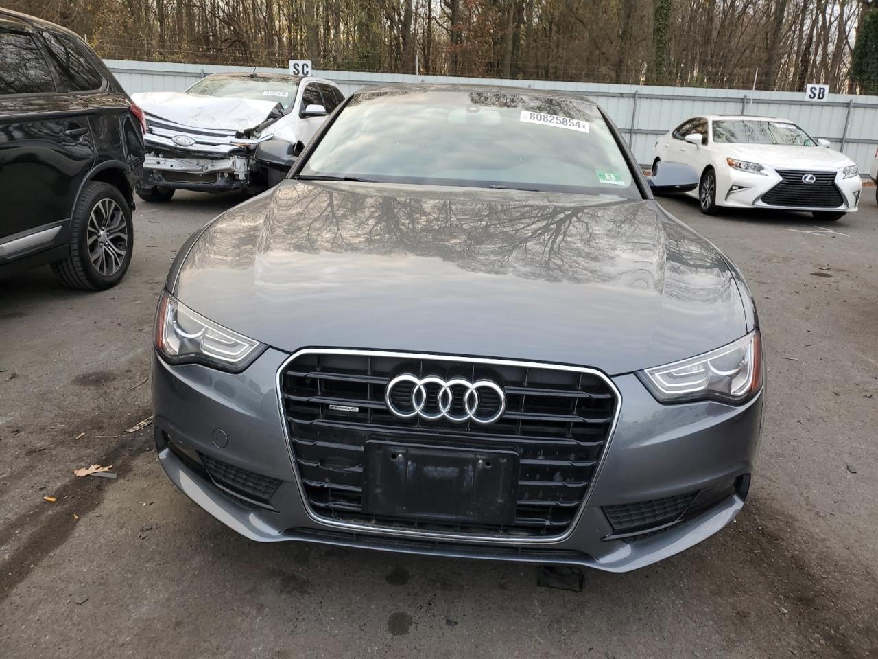 2013 Audi A5 VIN WAULFAFR9DA013236 Copart auction photo, side damage thumbnail 5