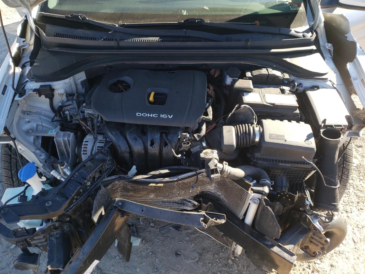 2018 Hyundai Elantra VIN 5NPD84LF1JH236131 Copart auction photo, front end damage thumbnail 12