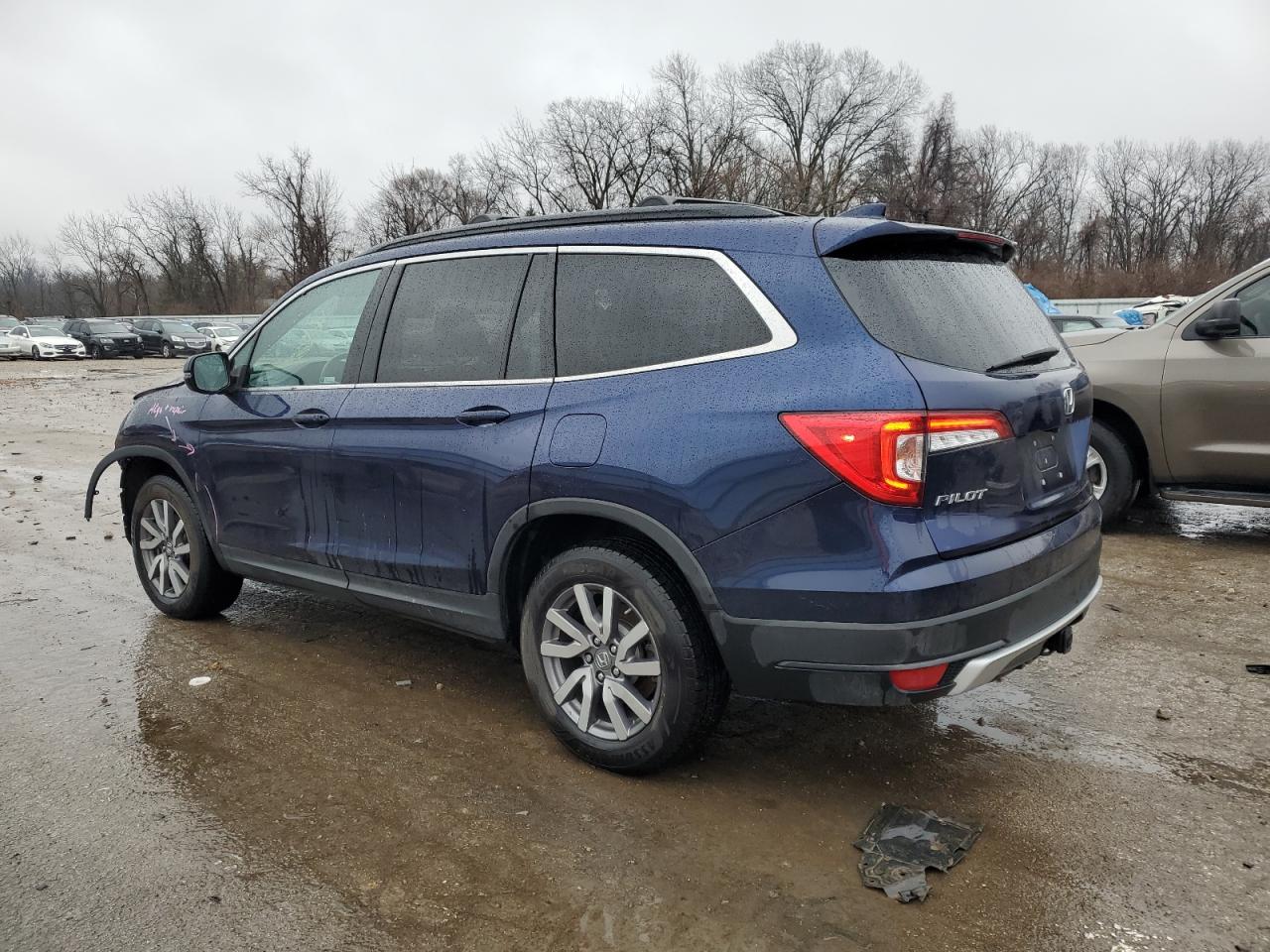 2020 Honda Pilot VIN 5FNYF6H49LB011130 Copart auction photo, front end damage thumbnail 2