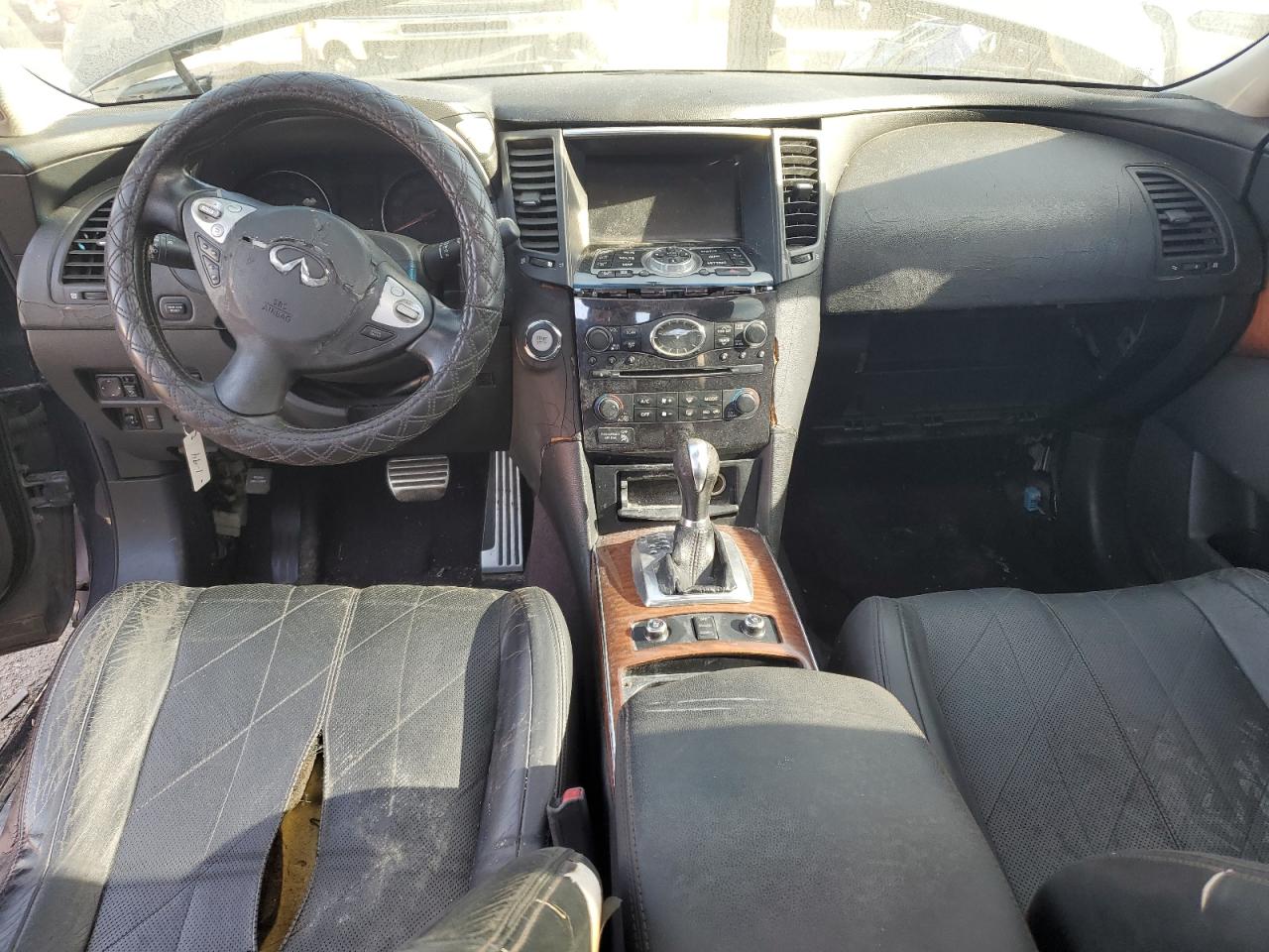 2011 Infiniti FX VIN JN8AS1MU0BM711277 Copart auction photo, rear end / front end damage thumbnail 8