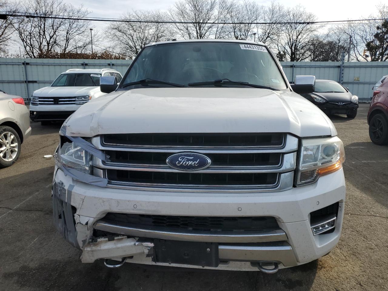2016 Ford Expedition VIN 1FMJU1MT3GEF52006 Copart auction photo, front end damage thumbnail 5