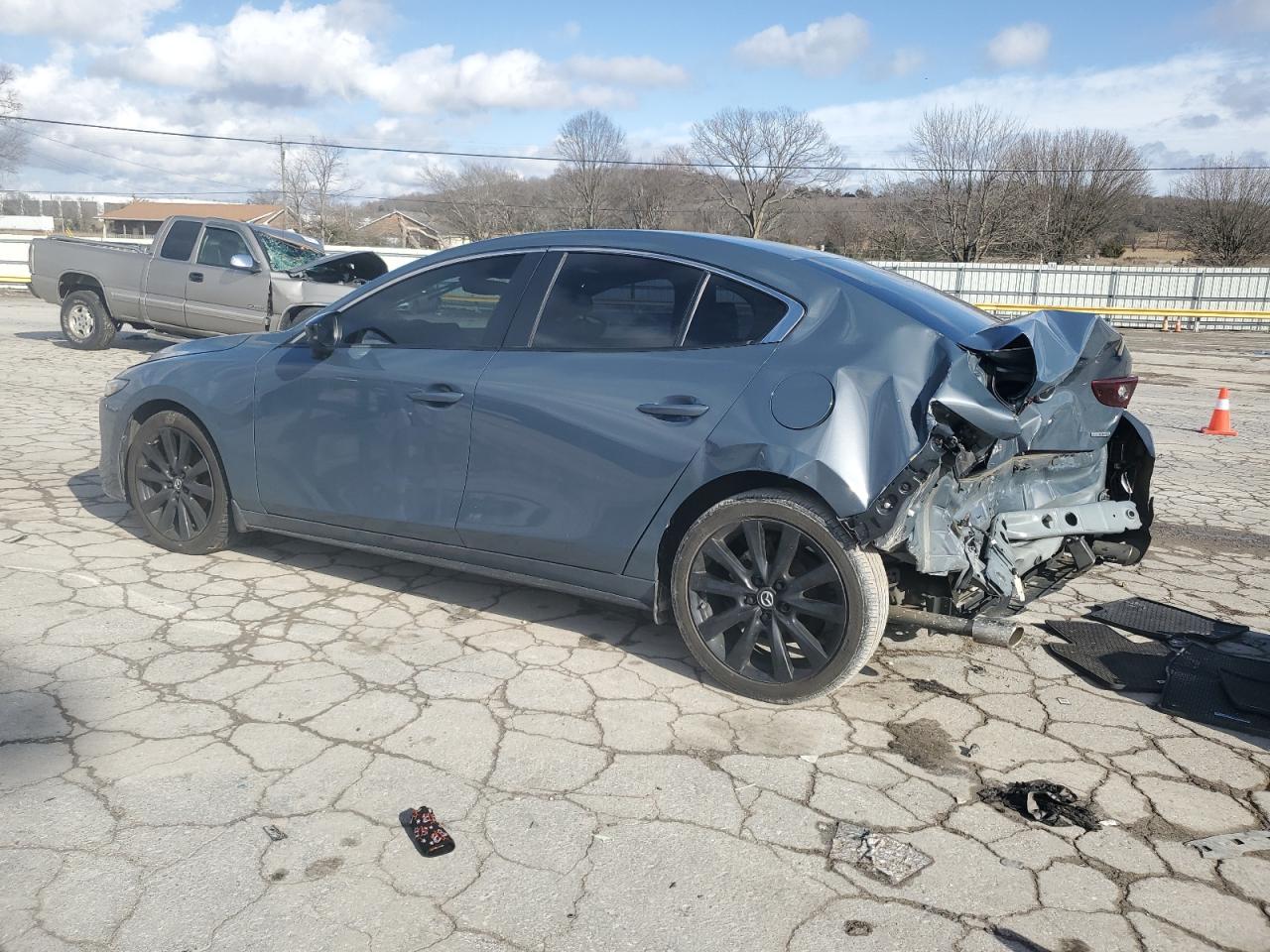 2023 Mazda 3 VIN 3MZBPACM8PM362526 Copart auction photo, rear end damage thumbnail 2