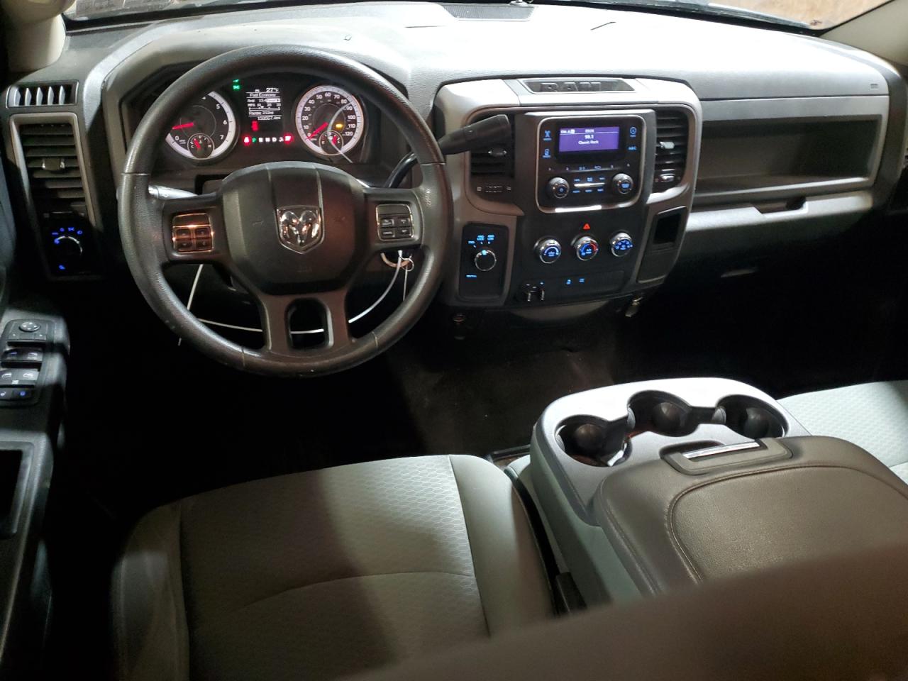 2014 RAM 1500 VIN 3C6RR7KT8EG217027 Copart auction photo, side / front end damage thumbnail 8