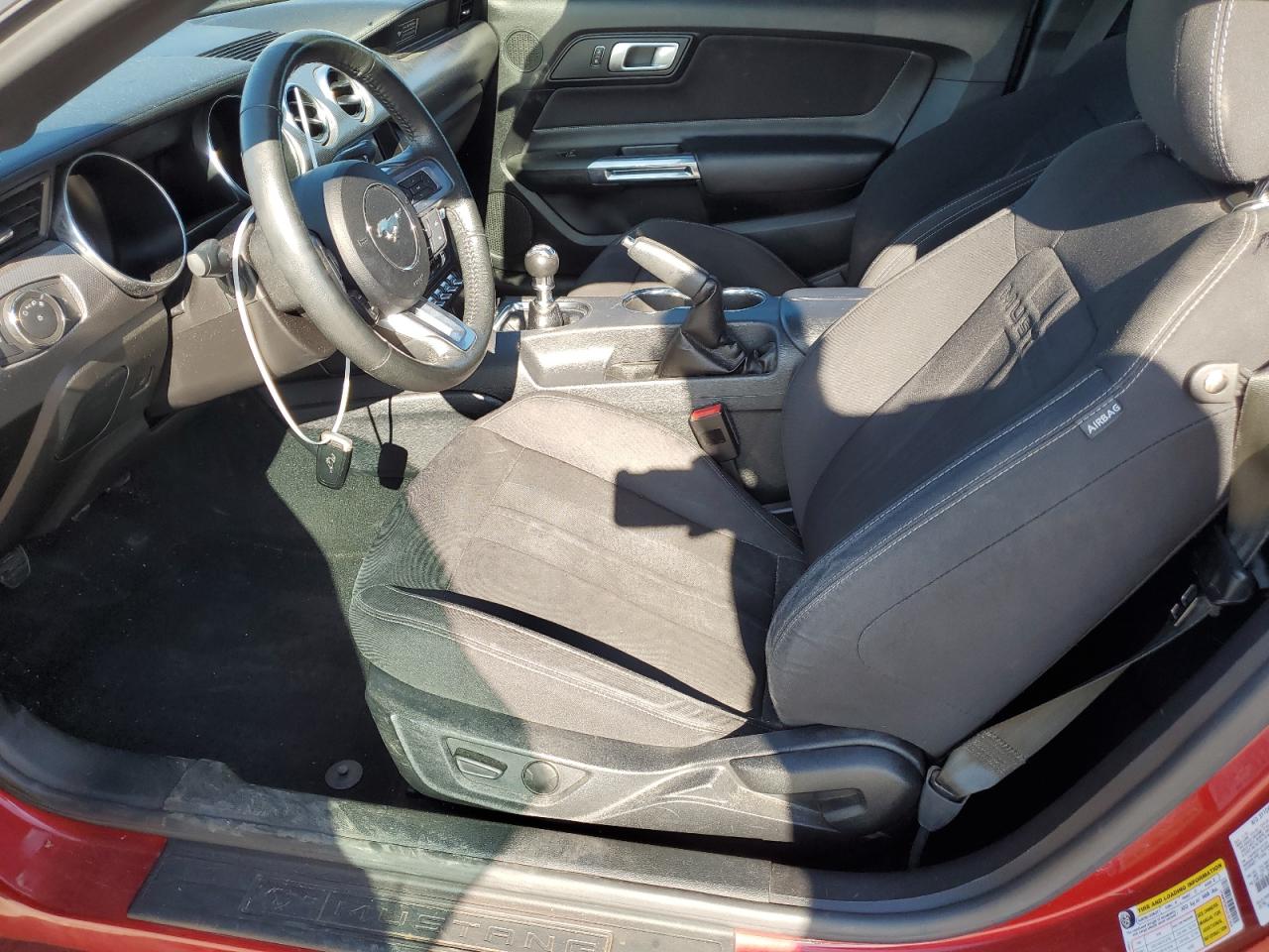 2020 Ford Mustang VIN 1FA6P8TH7L5191354 Copart auction photo, side / front end damage thumbnail 7
