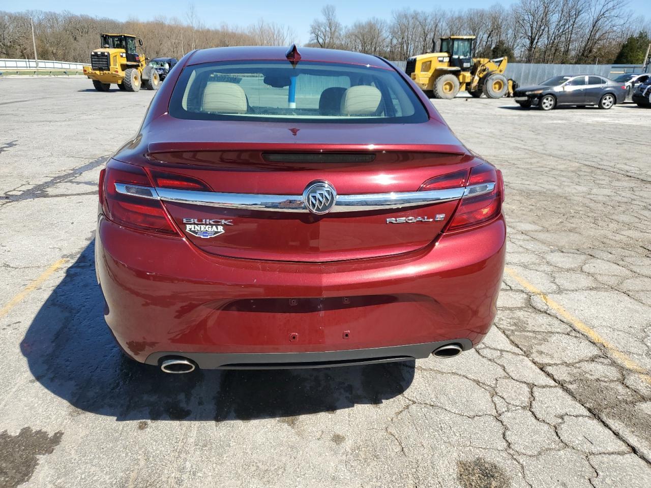 2017 Buick Regal VIN 2G4GL5EX2H9139794 Copart auction photo, front end / hail damage thumbnail 6