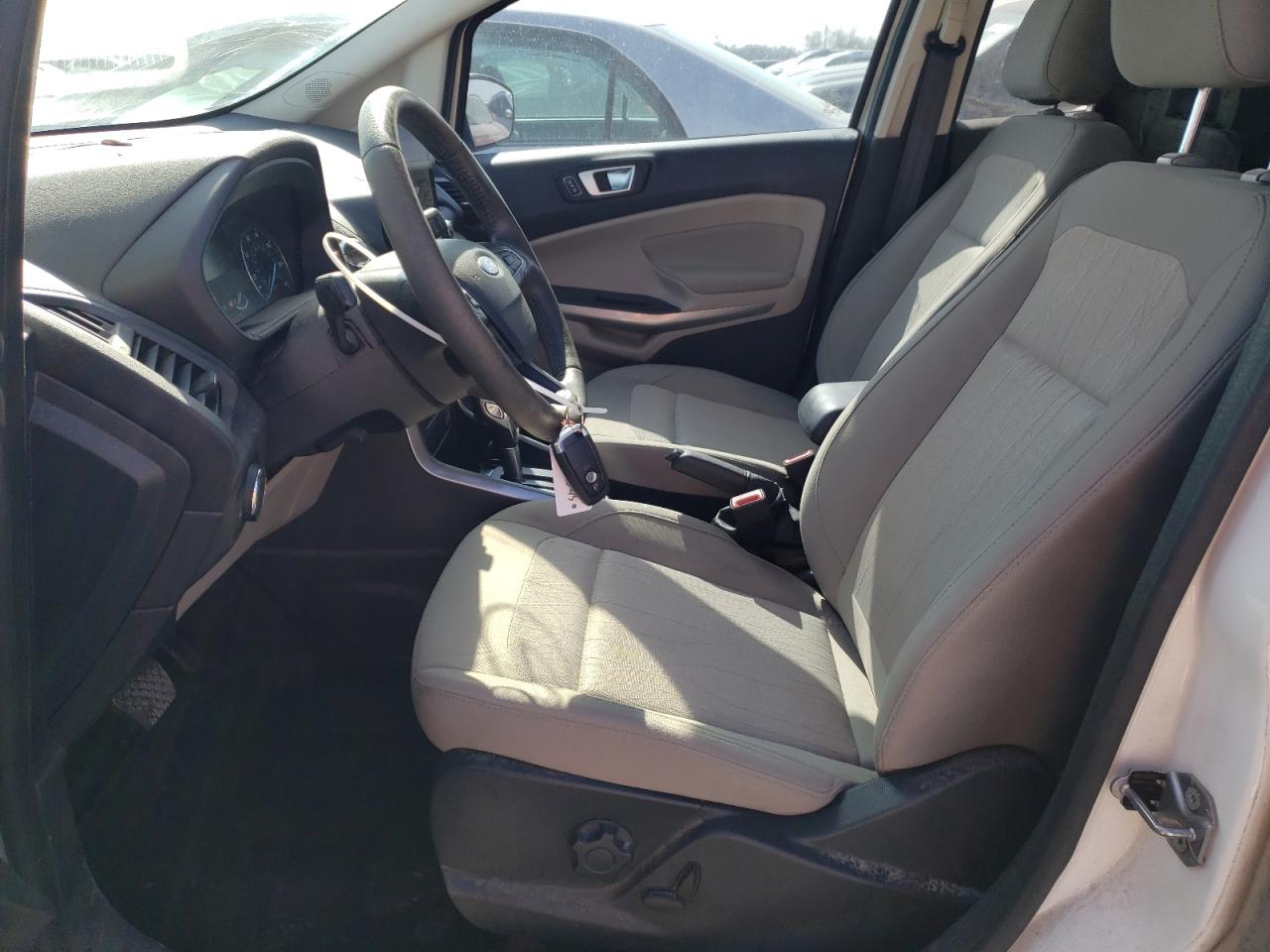 2018 Ford EcoSport VIN MAJ3P1TE4JC230572 Copart auction photo, front end / side damage thumbnail 7