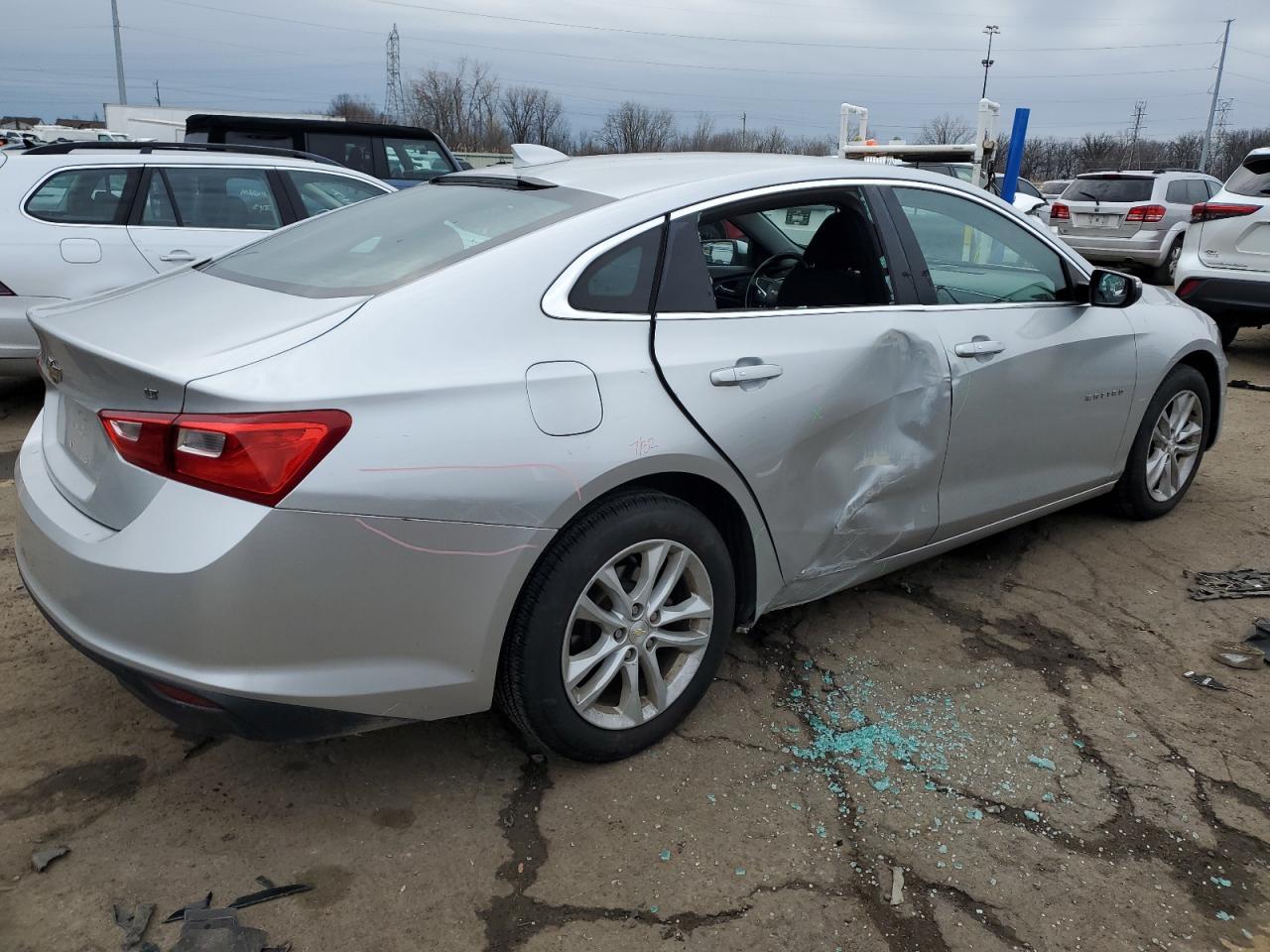 2016 Chevrolet Malibu VIN 1G1ZE5ST4GF214518 Copart auction photo, side damage thumbnail 3