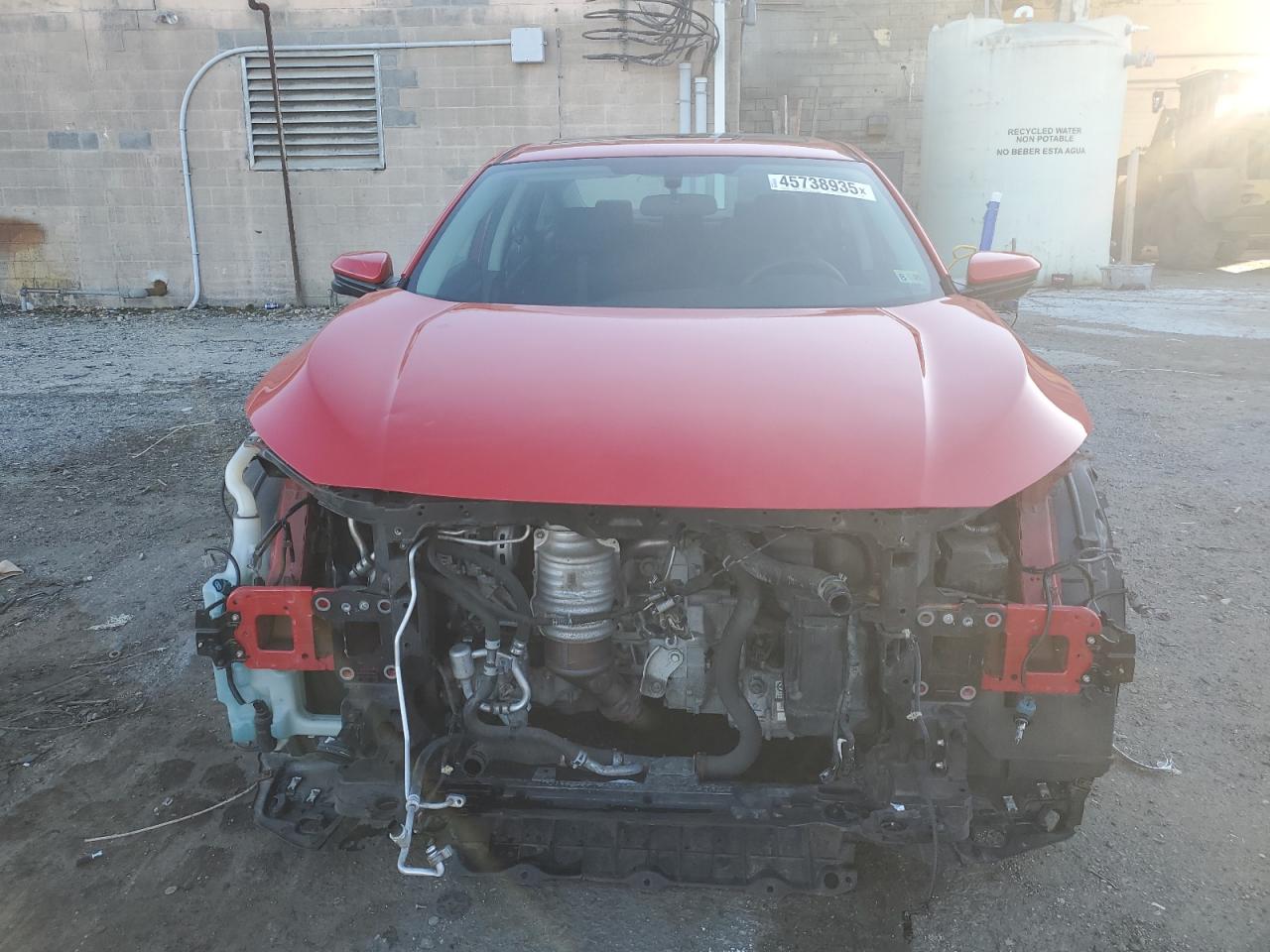 2016 Honda Civic VIN 2HGFC2F72GH502212 Copart auction photo, front end / rear end damage thumbnail 5