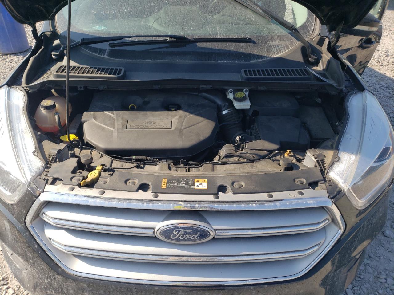 2018 Ford Escape VIN 1FMCU0J99JUD14072 Copart auction photo, side / front end damage thumbnail 13