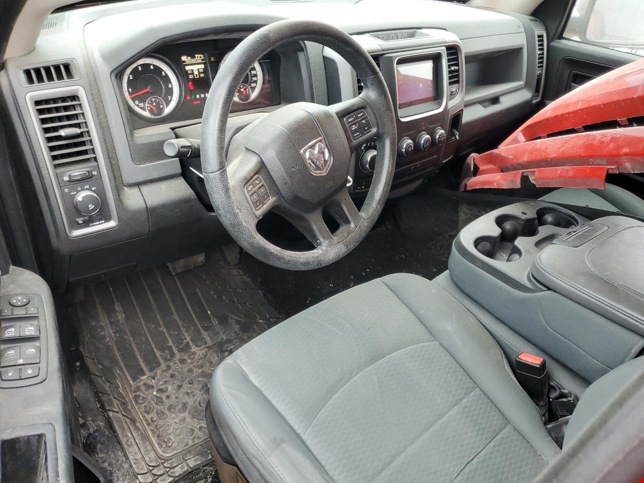 2014 RAM 1500 VIN 1C6RR7FT5ES335510 Copart auction photo, rear end / front end damage thumbnail 8