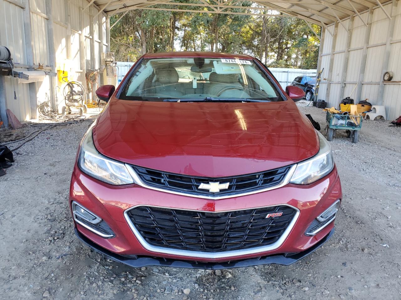 2017 Chevrolet Cruze VIN 3G1BF6SM8HS598250 Copart auction photo, side damage thumbnail 5