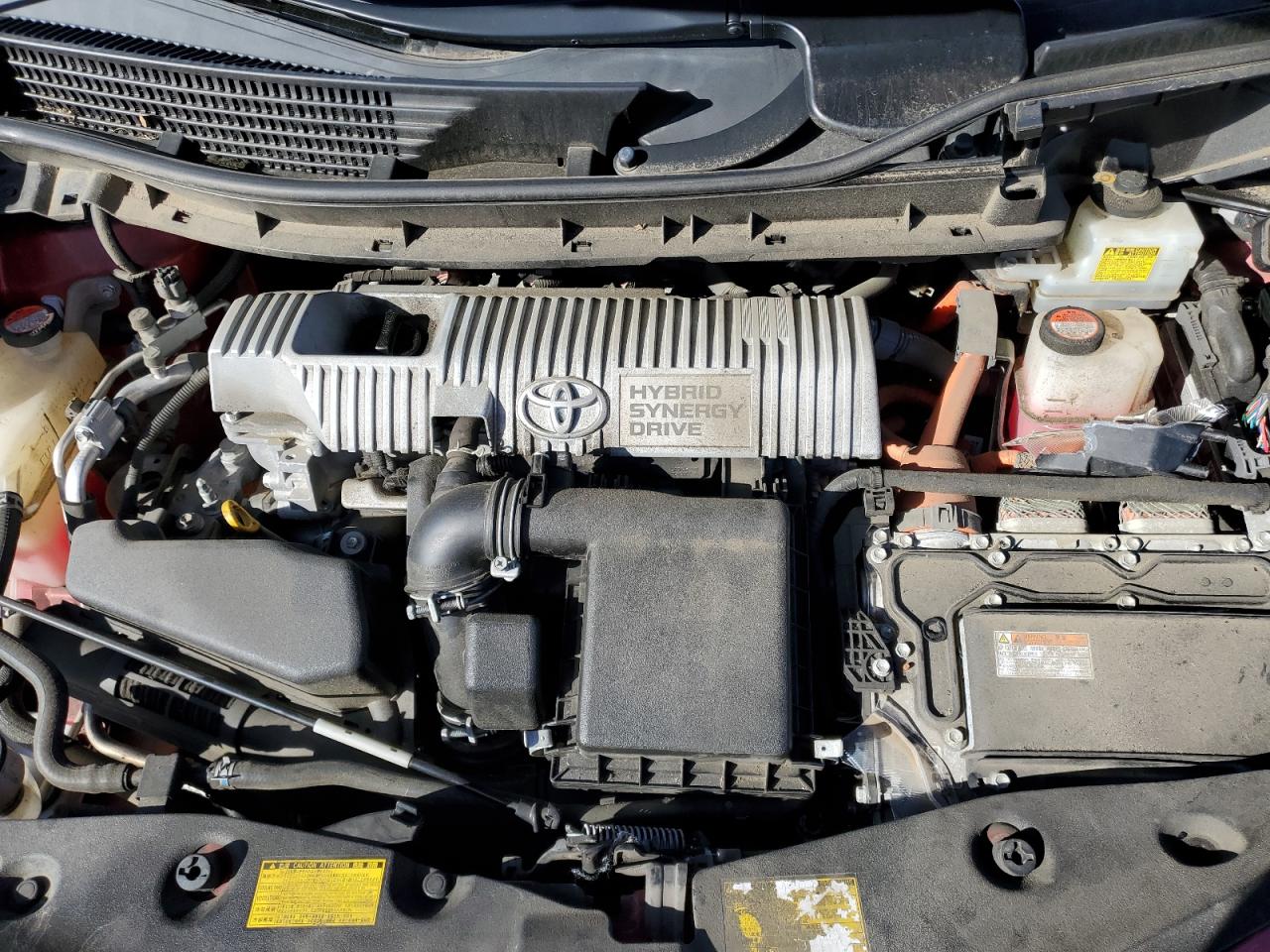 2014 Toyota Prius VIN JTDZN3EU9EJ011229 Copart auction photo, front end damage thumbnail 11