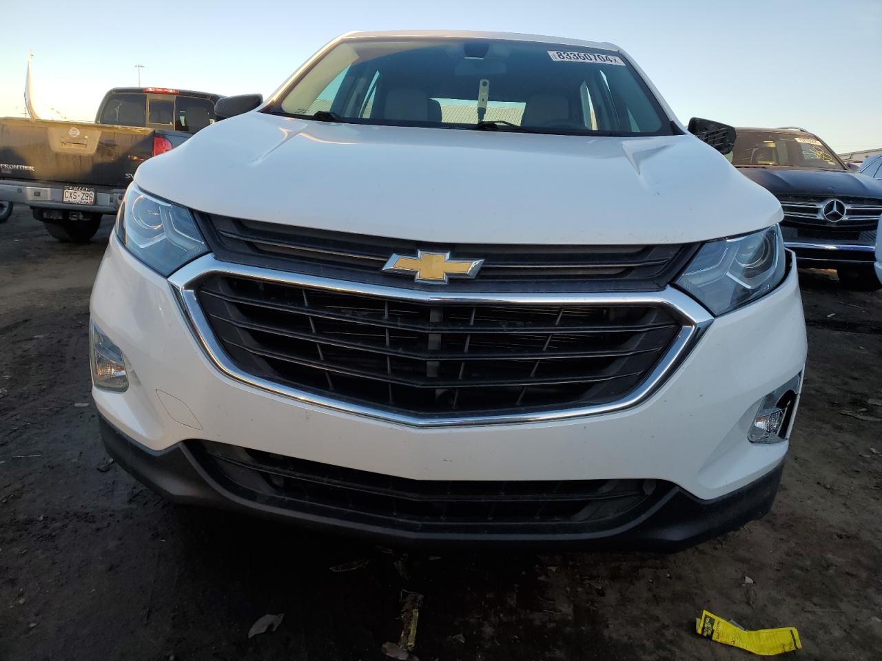 2018 Chevrolet Equinox VIN 2GNAXREV0J6321206 Copart auction photo, side / front end damage thumbnail 5