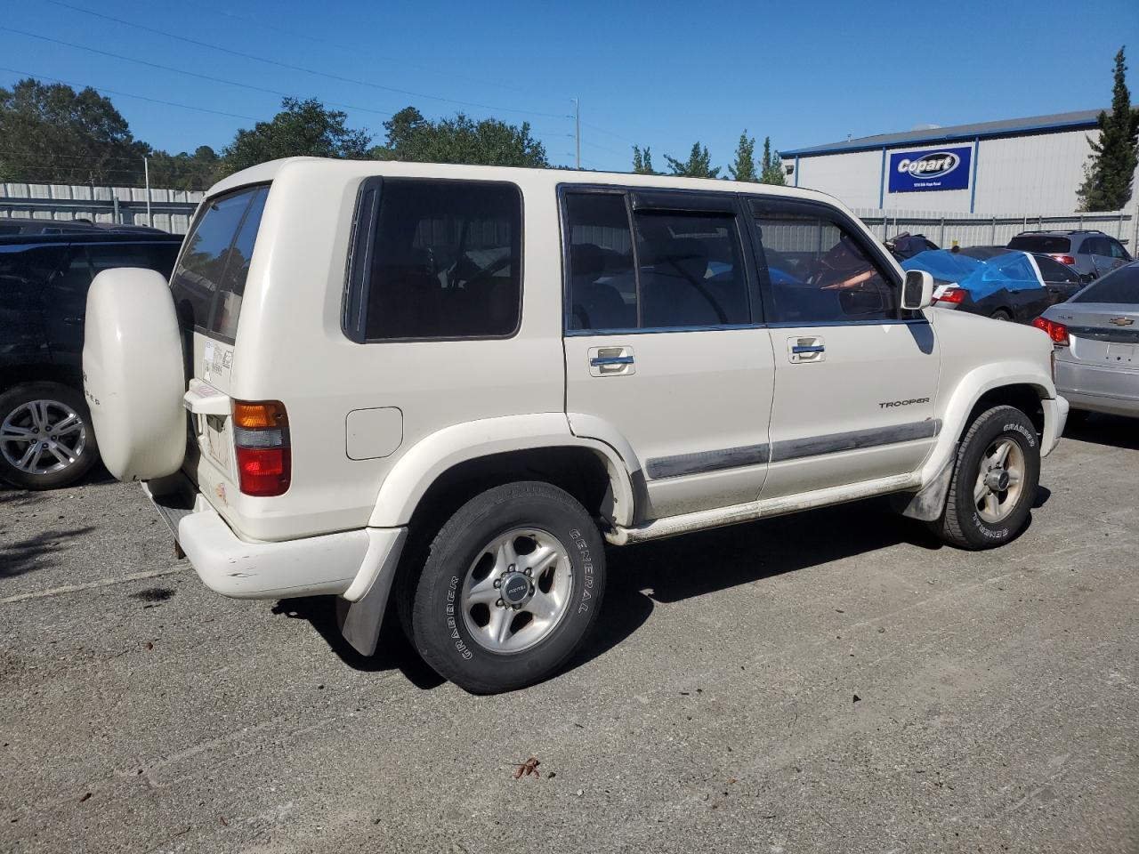1999 Isuzu Trooper VIN JACDJ58X3X7917365 Copart auction photo, top/roof damage thumbnail 3