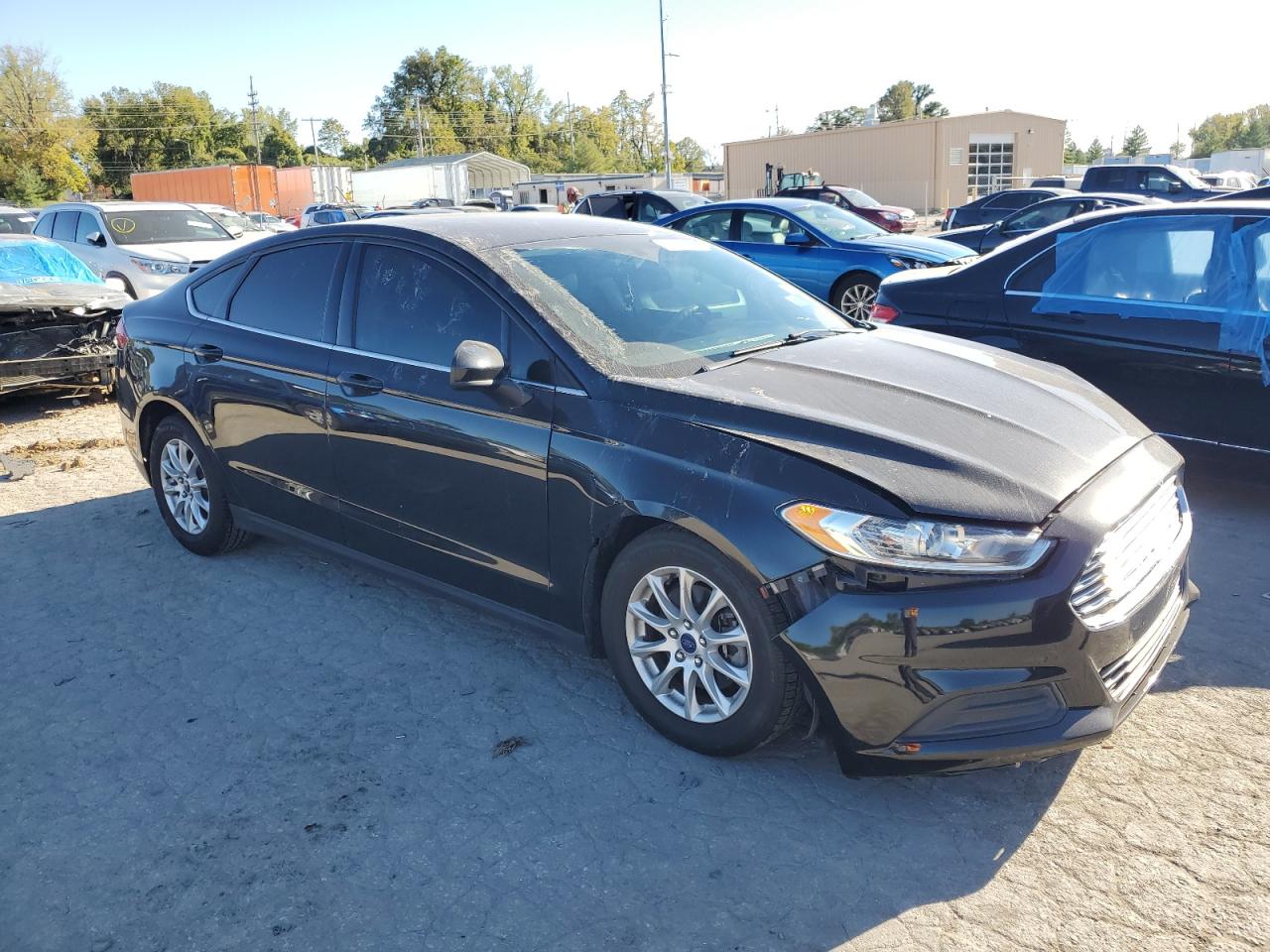 2015 Ford Fusion VIN 3FA6P0G77FR220243 Copart auction photo, front end damage thumbnail 4