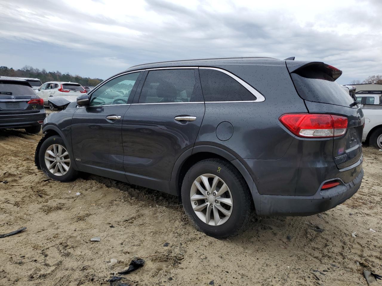2018 KIA Sorento VIN 5XYPGDA31JG347911 Copart auction photo, front end / minor dent/scratches damage thumbnail 2