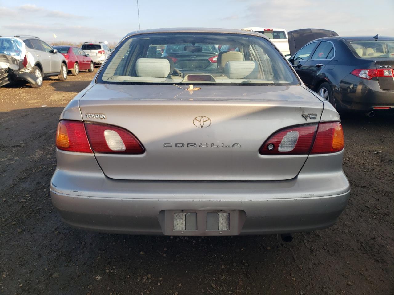 2000 Toyota Corolla VIN 2T1BR12E6YC368178 Copart auction photo, all over damage thumbnail 6