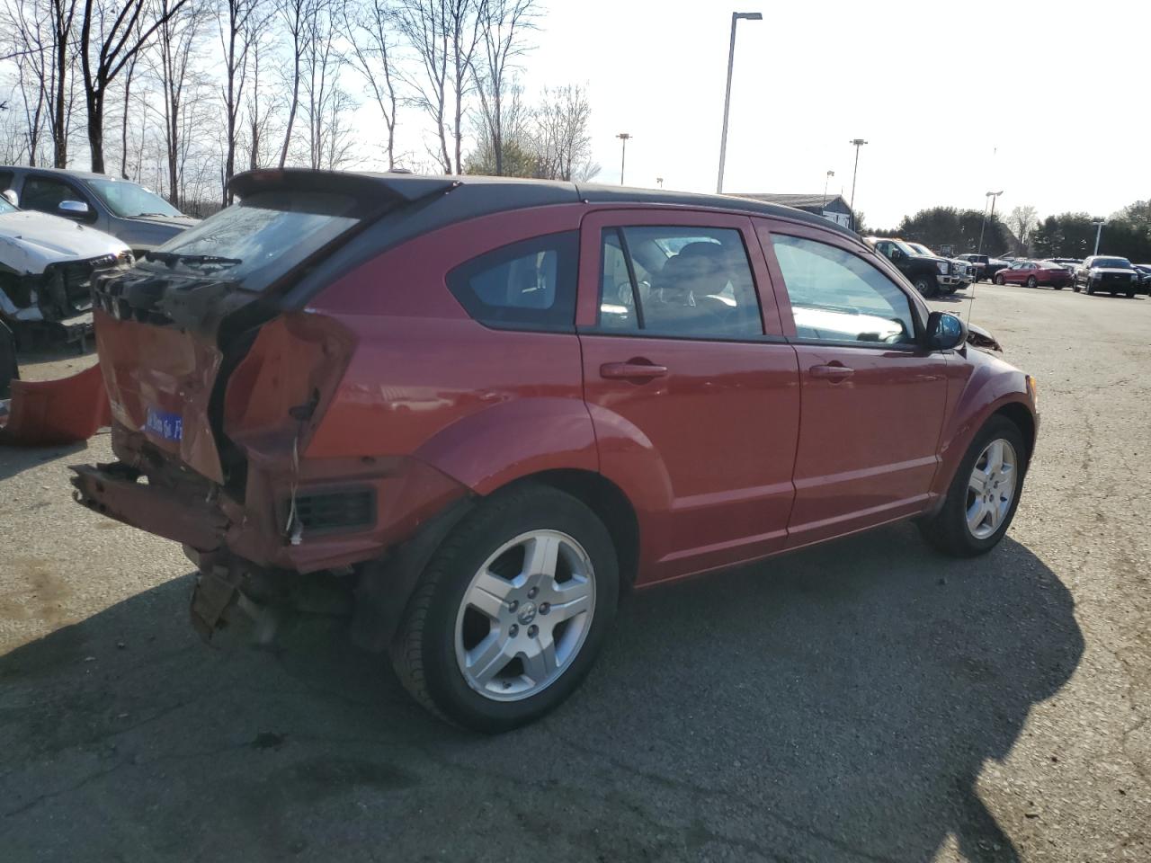 2010 Dodge Caliber VIN 1B3CB4HA2AD630108 Copart auction photo, rear end / top/roof damage thumbnail 3