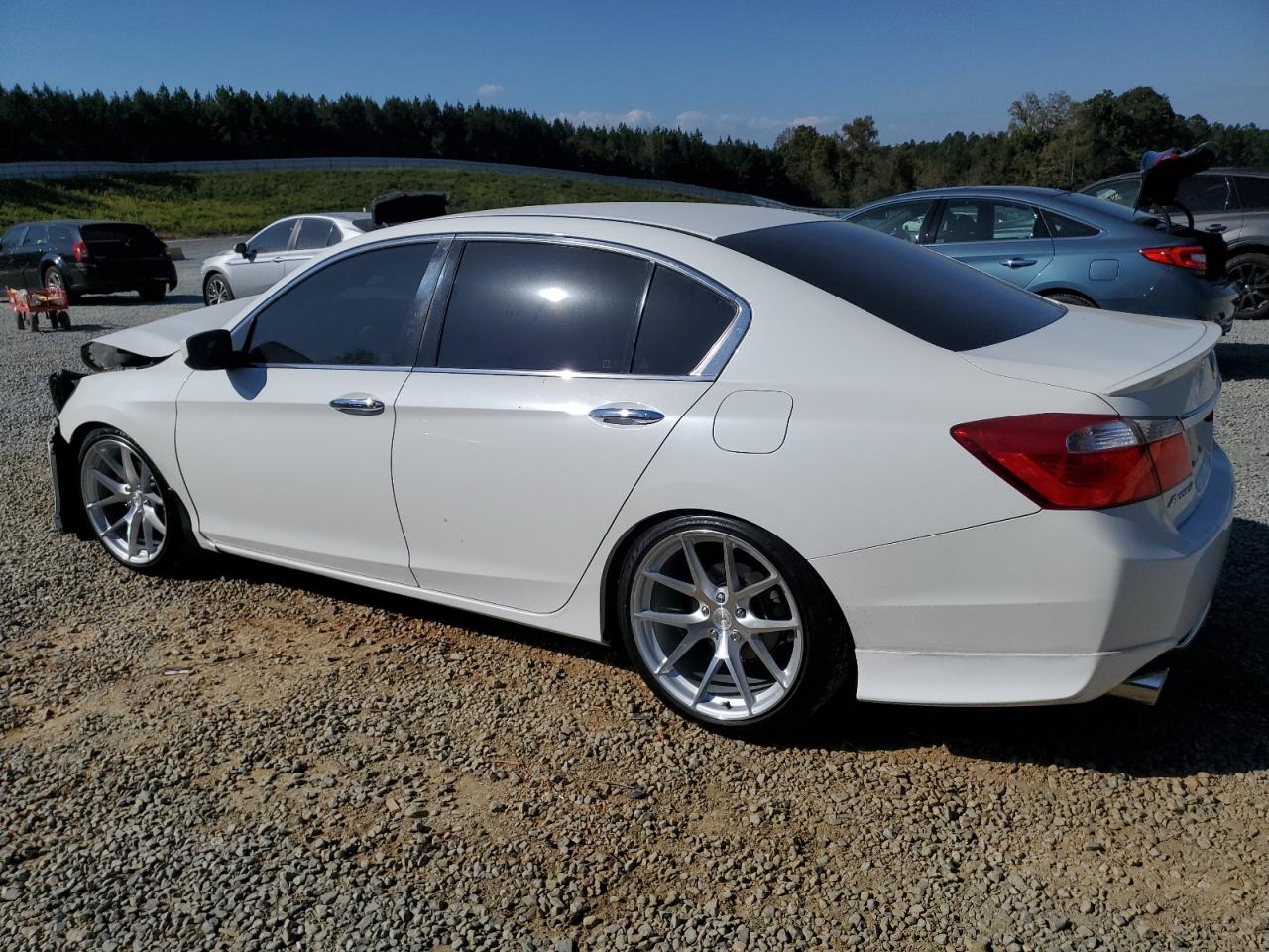 2014 Honda Accord VIN 1HGCR2F53EA155839 Copart auction photo, front end damage thumbnail 2