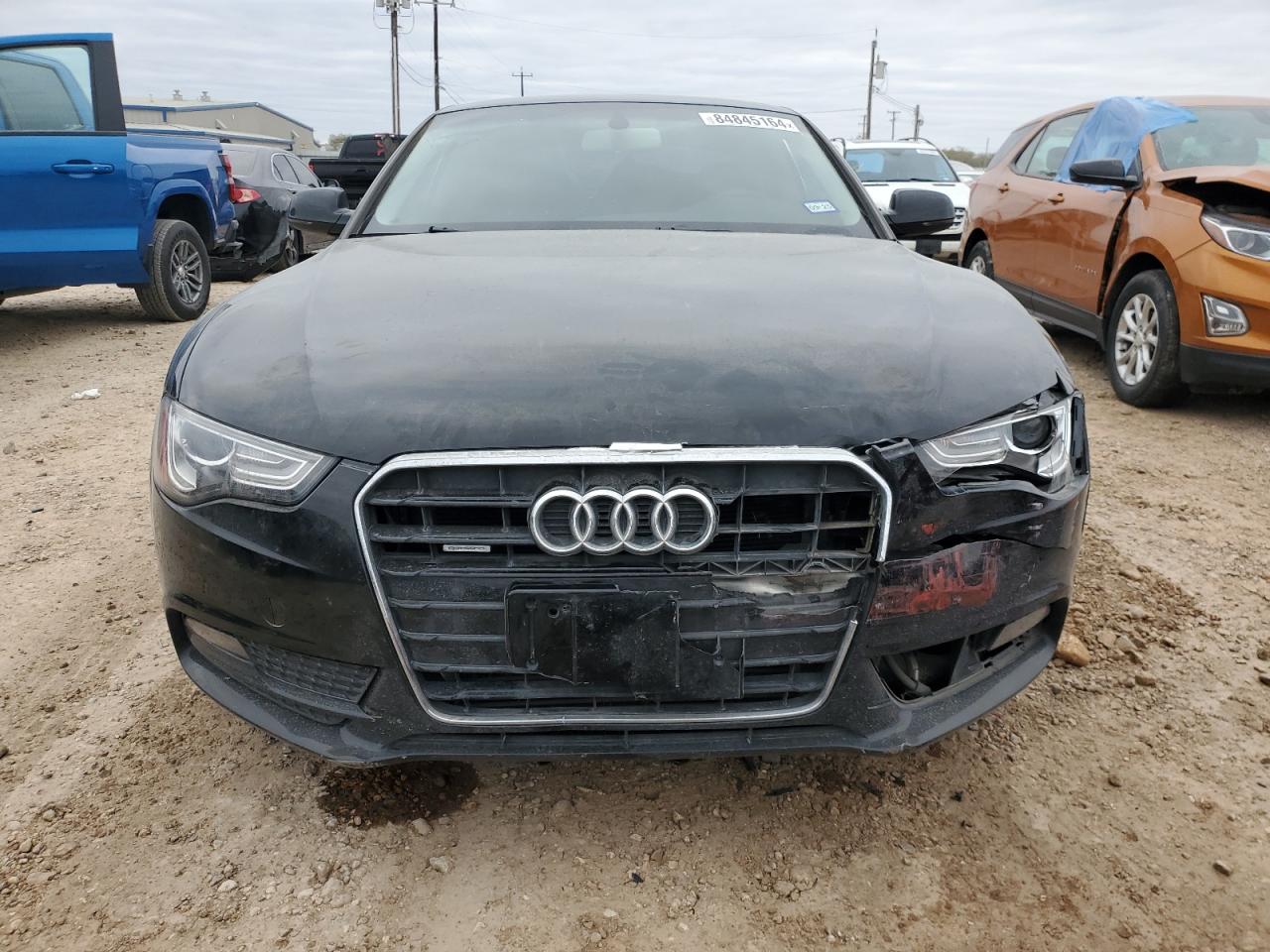2013 Audi A5 VIN WAUCFAFR6DA037784 Copart auction photo, all over damage thumbnail 5