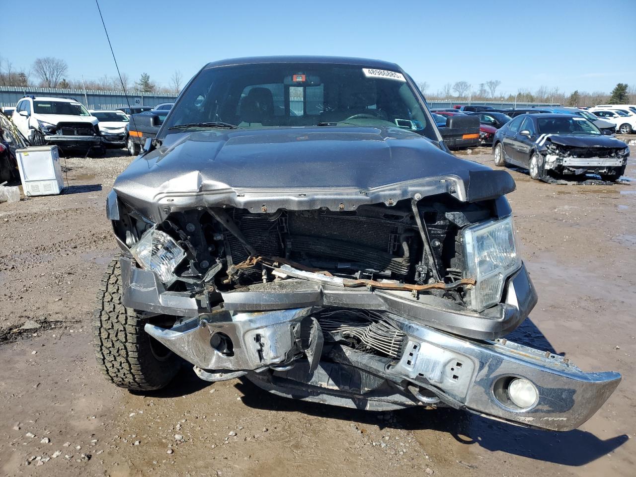 2012 Ford F-150 VIN 1FTFX1ET0CFC14924 Copart auction photo, front end / rear end damage thumbnail 5
