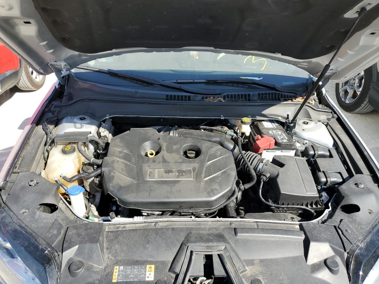 2018 Lincoln MKZ VIN 3LN6L5E90JR613450 Copart auction photo, water/flood damage thumbnail 11
